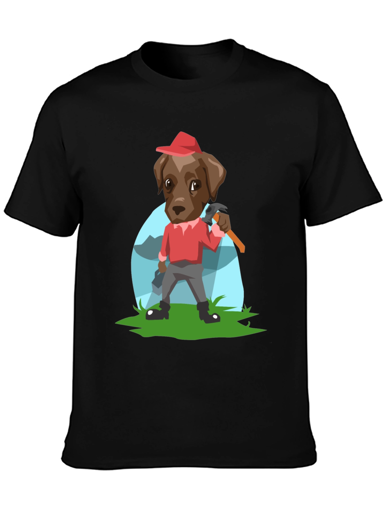Dog Lumberjack Graphic Tee