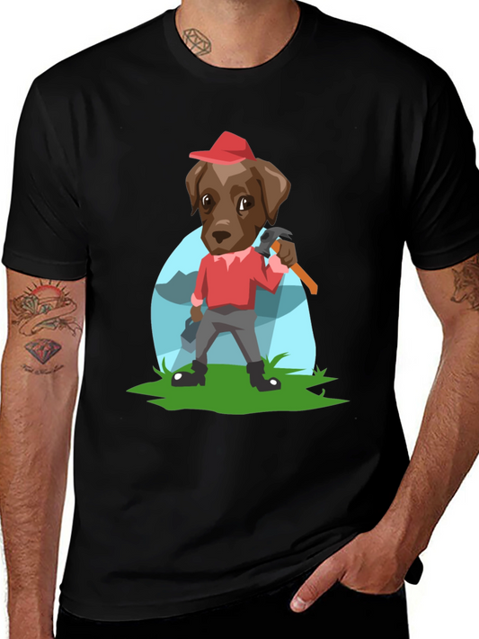 Dog Lumberjack Graphic Tee