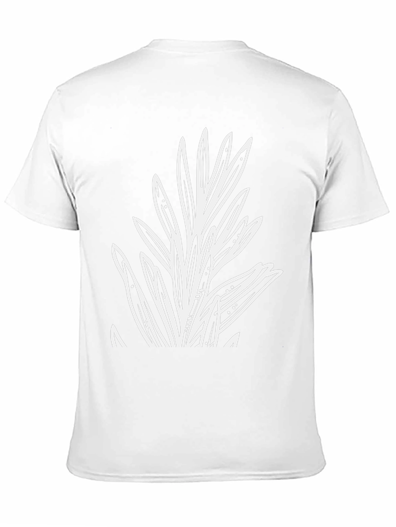 Botanical Print Black T-Shirt - Casual Style