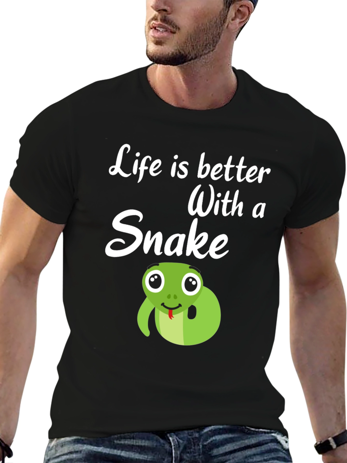 Life is Better With a Snake Graphic Tee