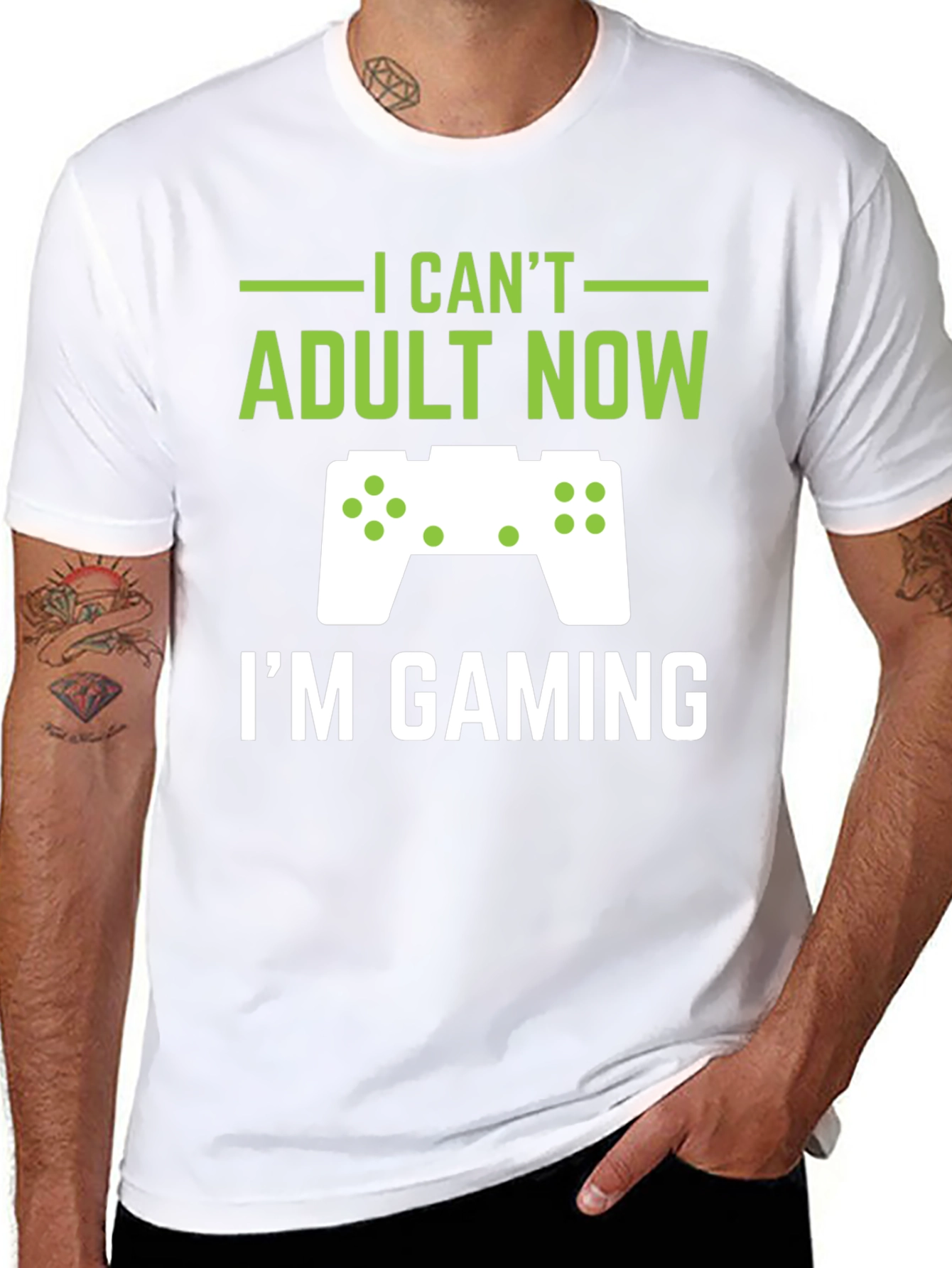 I Cant Adult Now Gaming T-Shirt