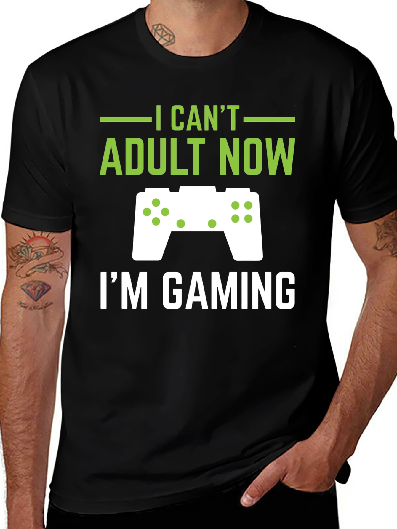 I Cant Adult Now Gaming T-Shirt