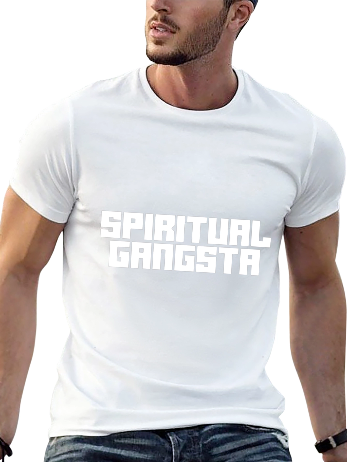 Spiritual Gangsta Graphic Tee - Black