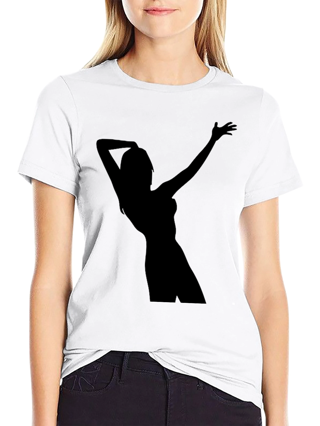 Silhouette Graphic Tee - Black