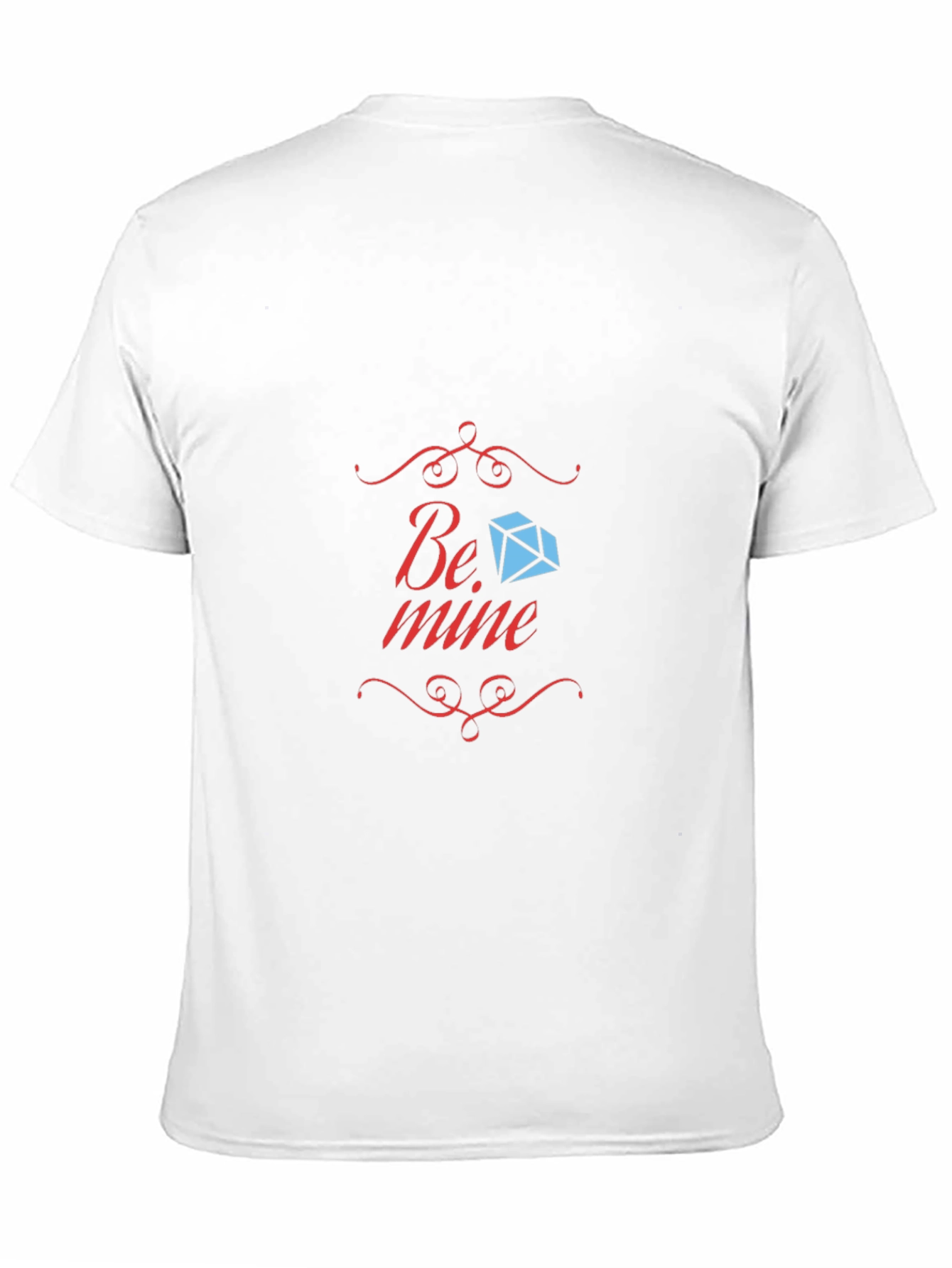 Be Mine Diamond Graphic Black T-Shirt