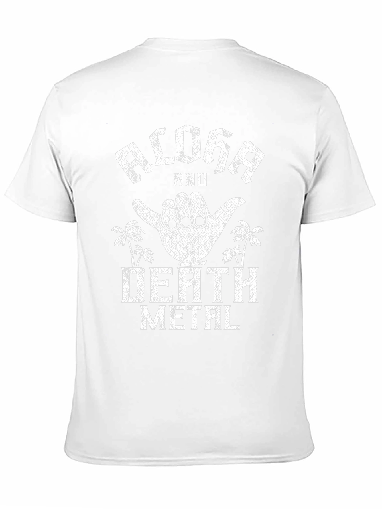 Aloha Death Metal Graphic Tee - Black T-Shirt