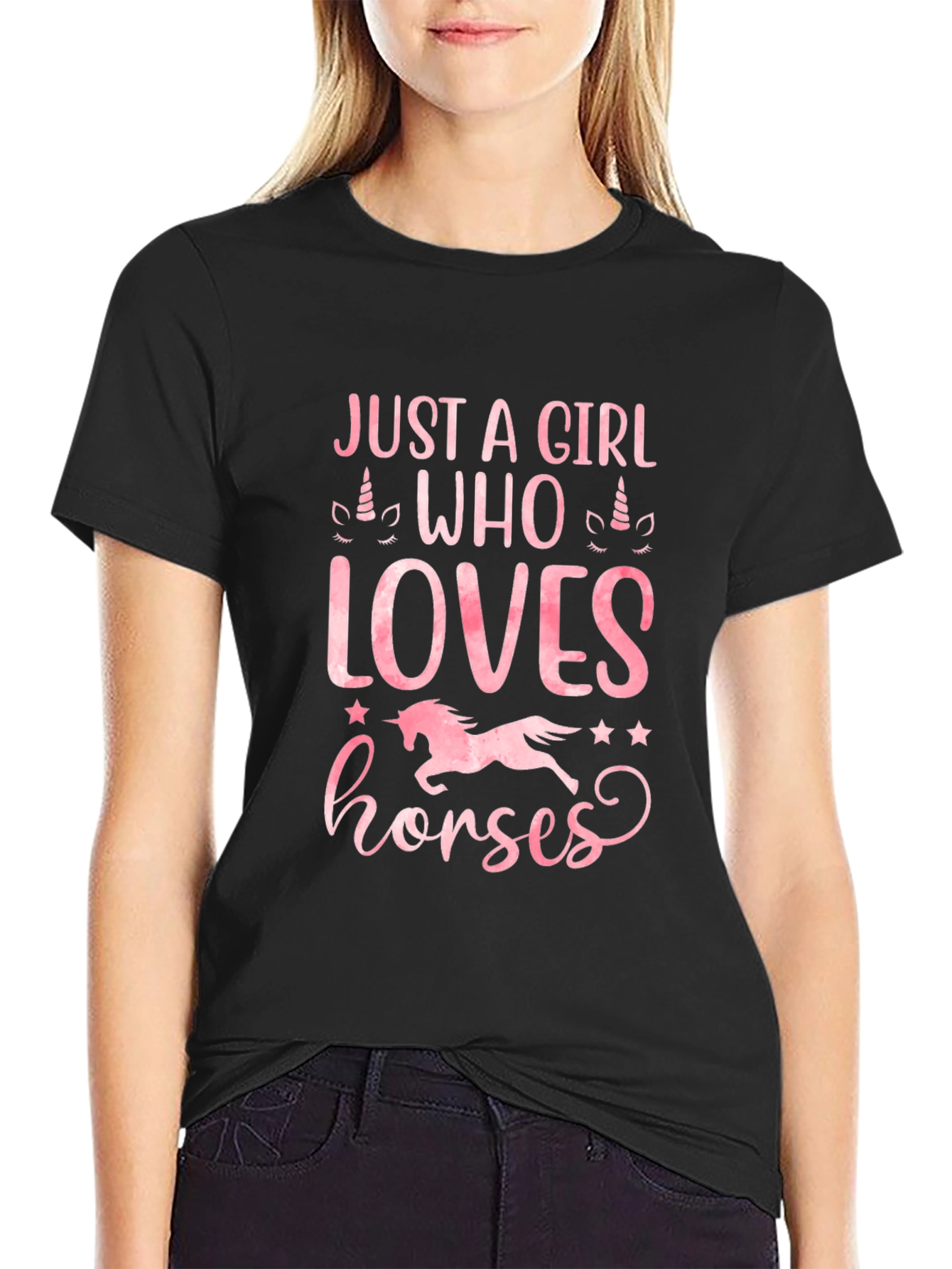 Just A Girl Who Loves Horses T-Shirt