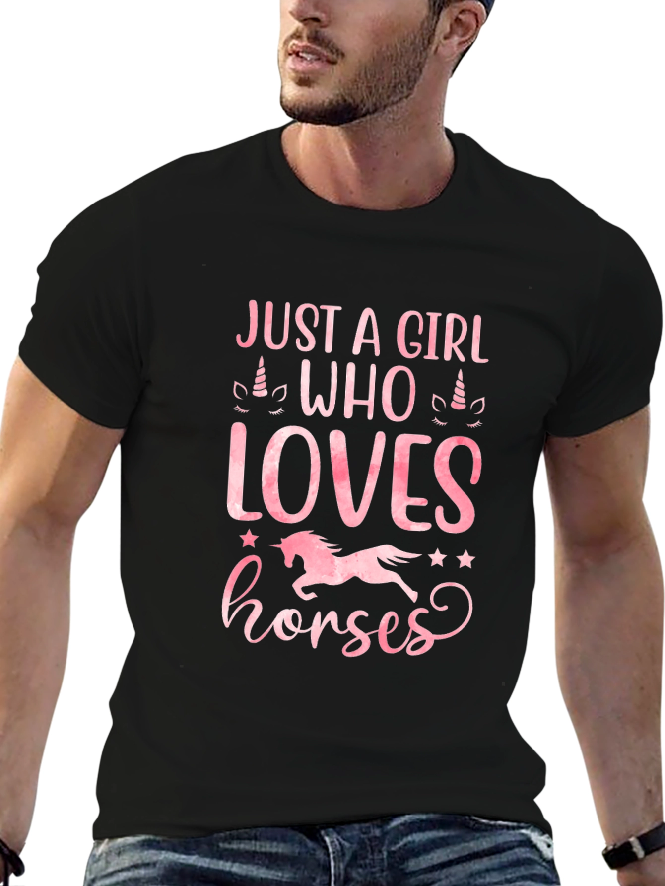 Just A Girl Who Loves Horses T-Shirt