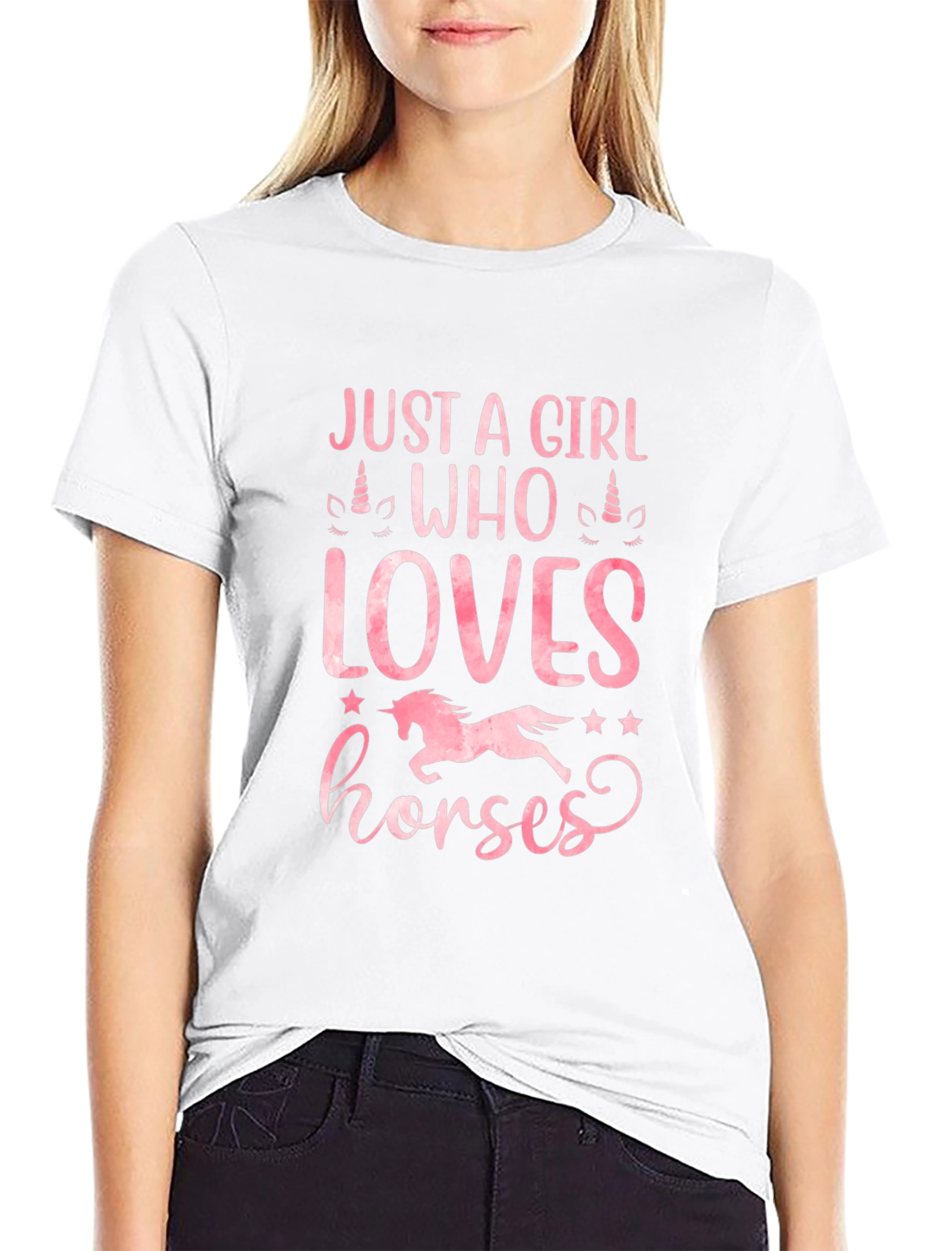 Just A Girl Who Loves Horses T-Shirt