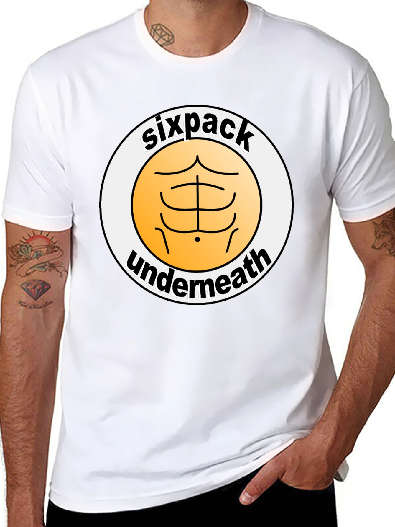 Sixpack Underneath Graphic T-Shirt