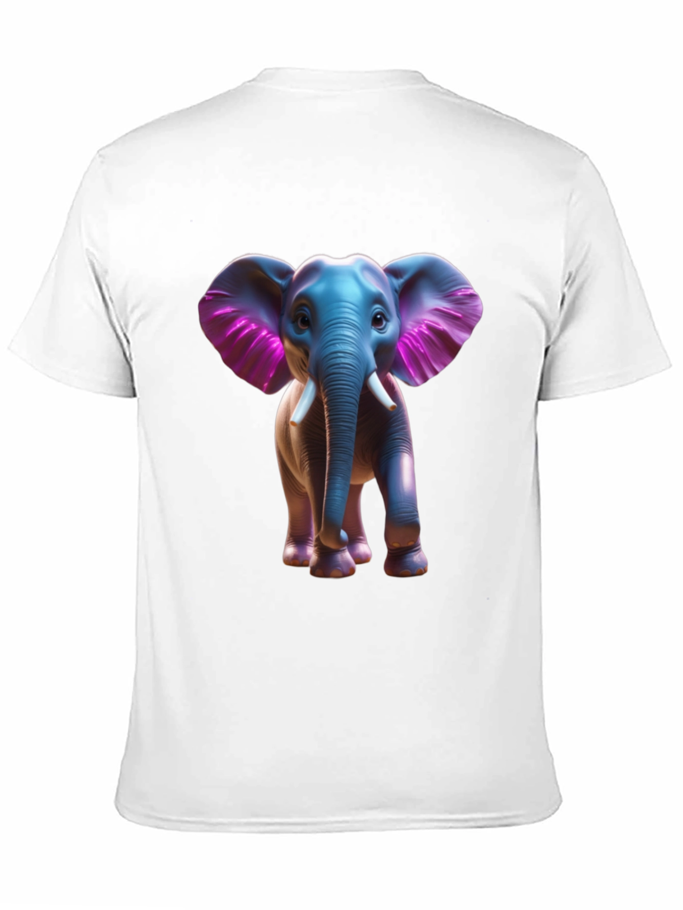 Elephant Graphic Tee - Stylish Black Cotton T-Shirt
