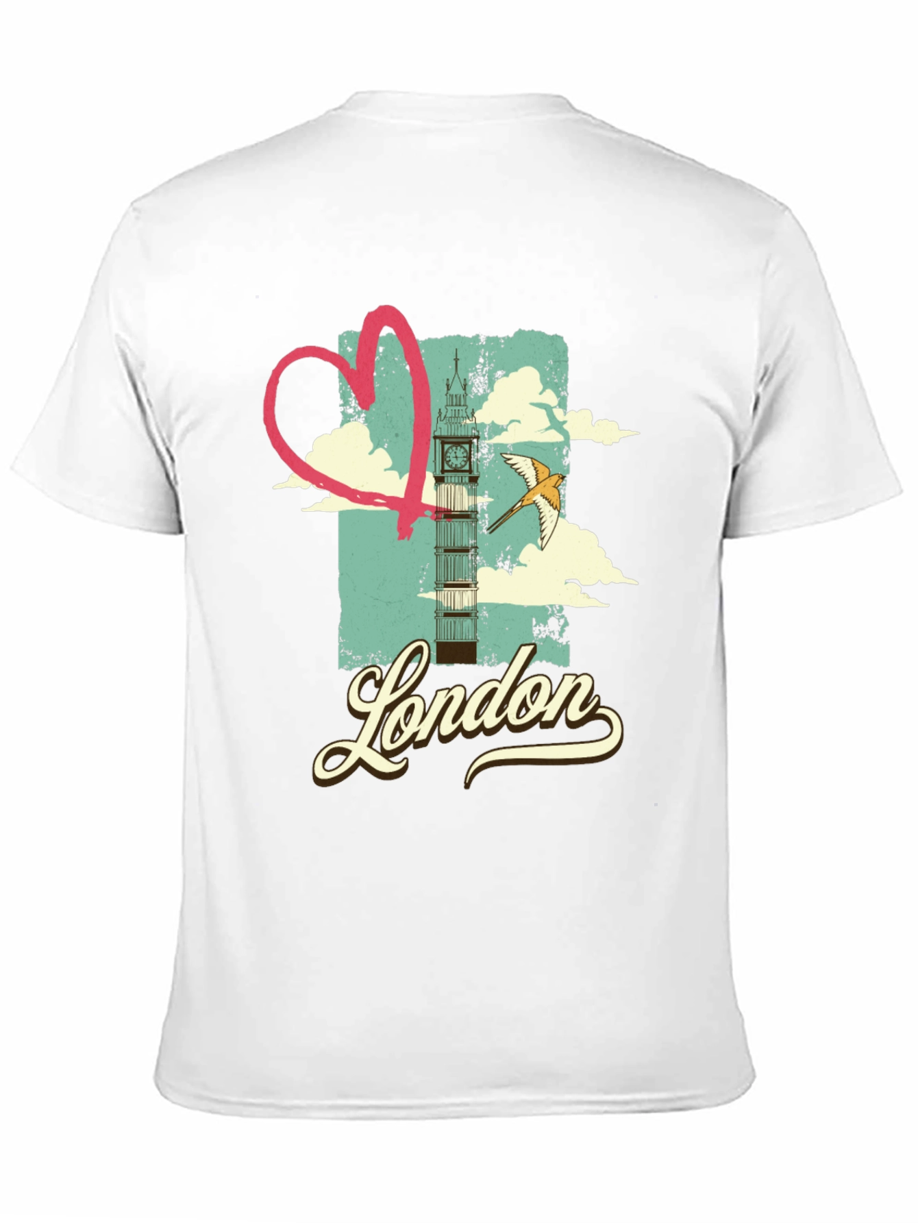 London Love T-Shirt - Retro Cityscape Design