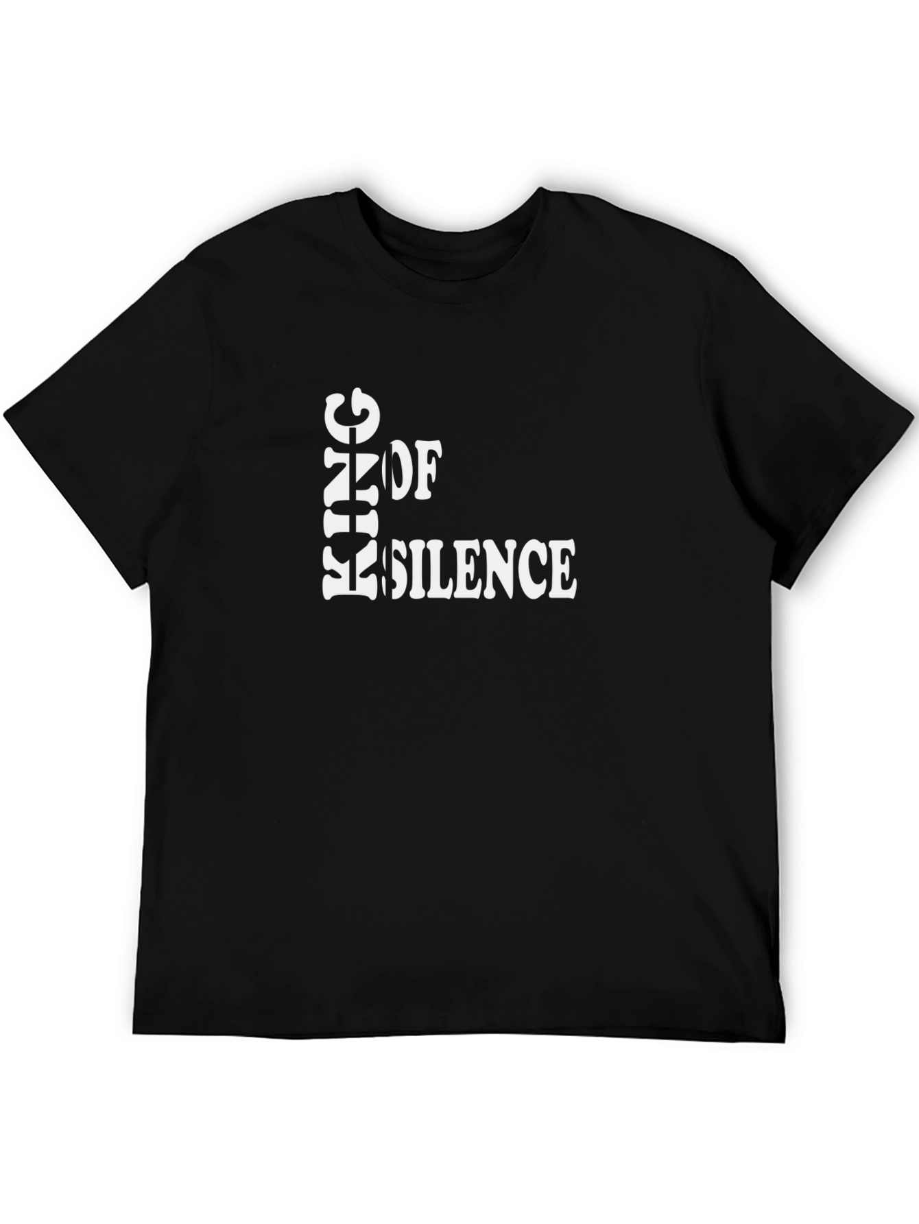 King of Silence Graphic Tee - Black Unisex T-Shirt
