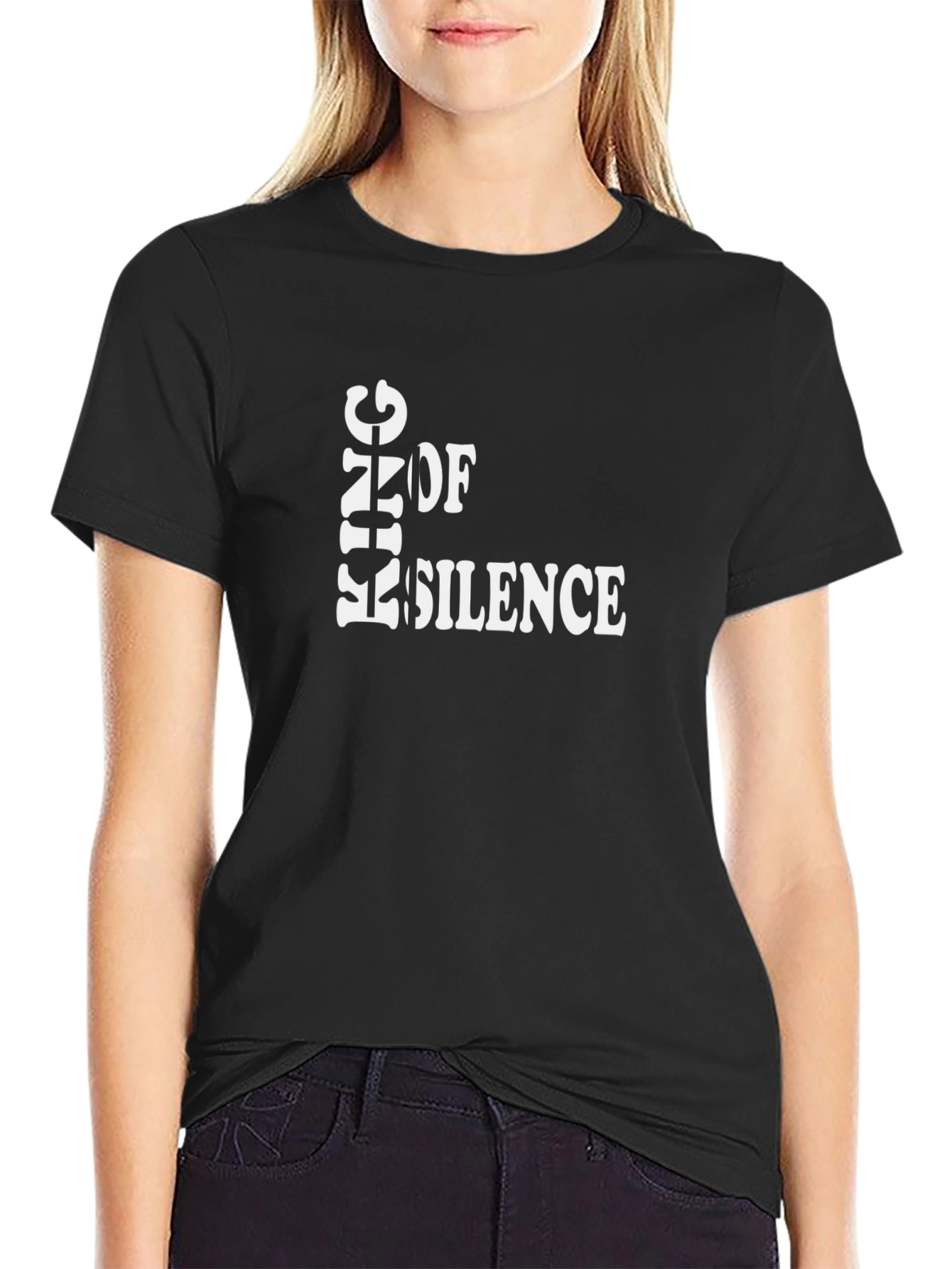 King of Silence Graphic Tee - Black Unisex T-Shirt