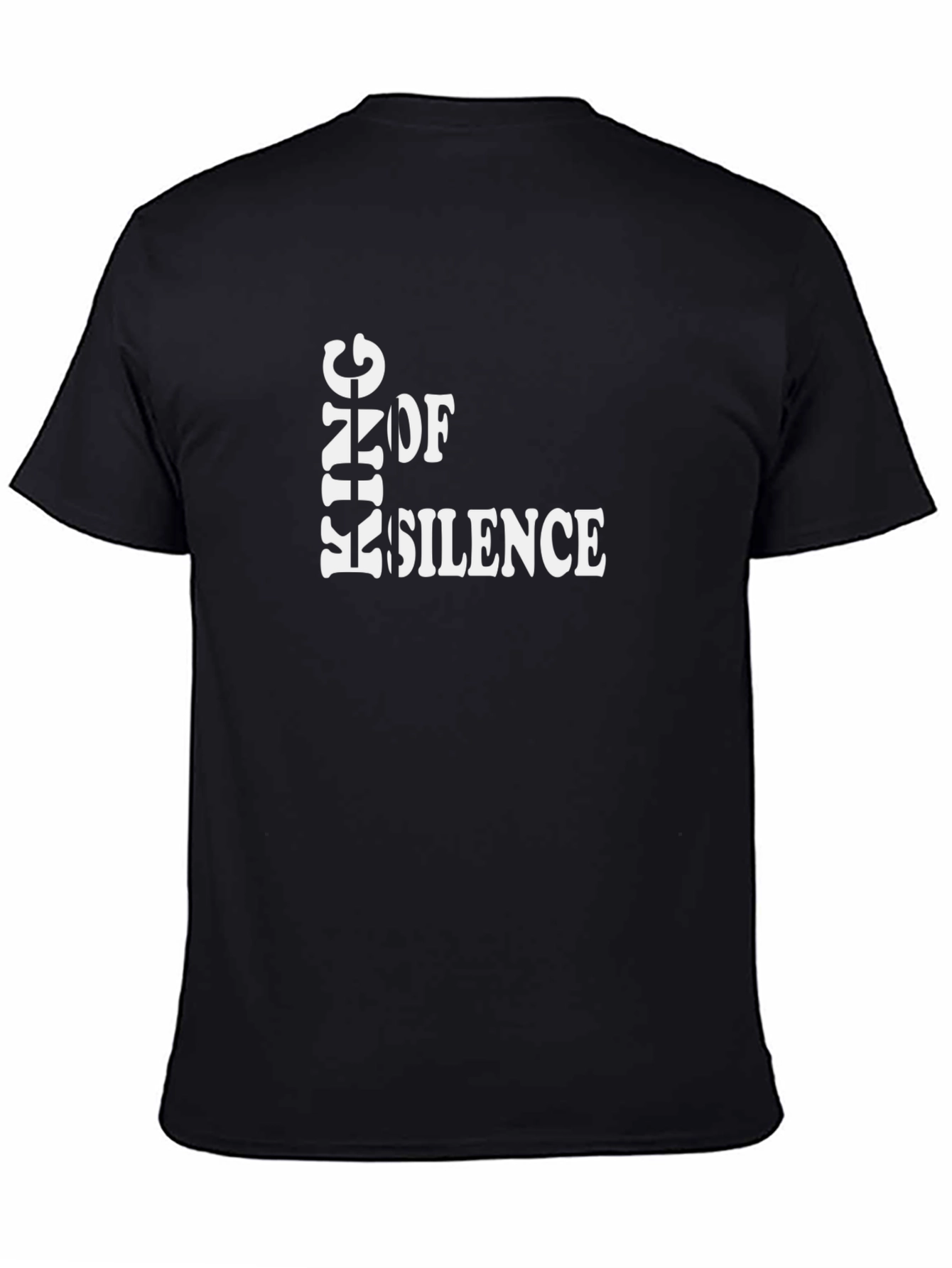 King of Silence Graphic Tee - Black Unisex T-Shirt