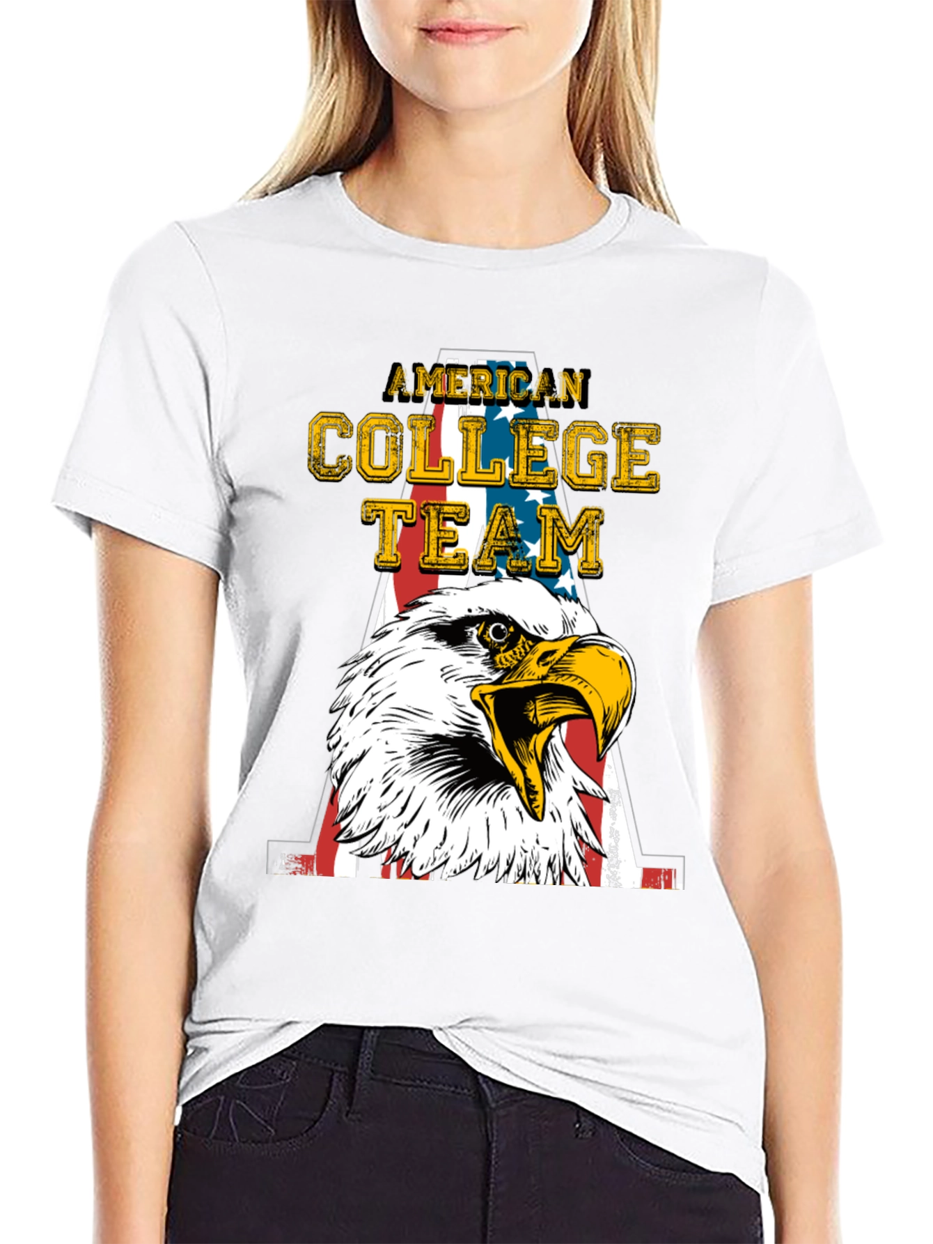 American College Team Eagle Graphic T-Shirt
