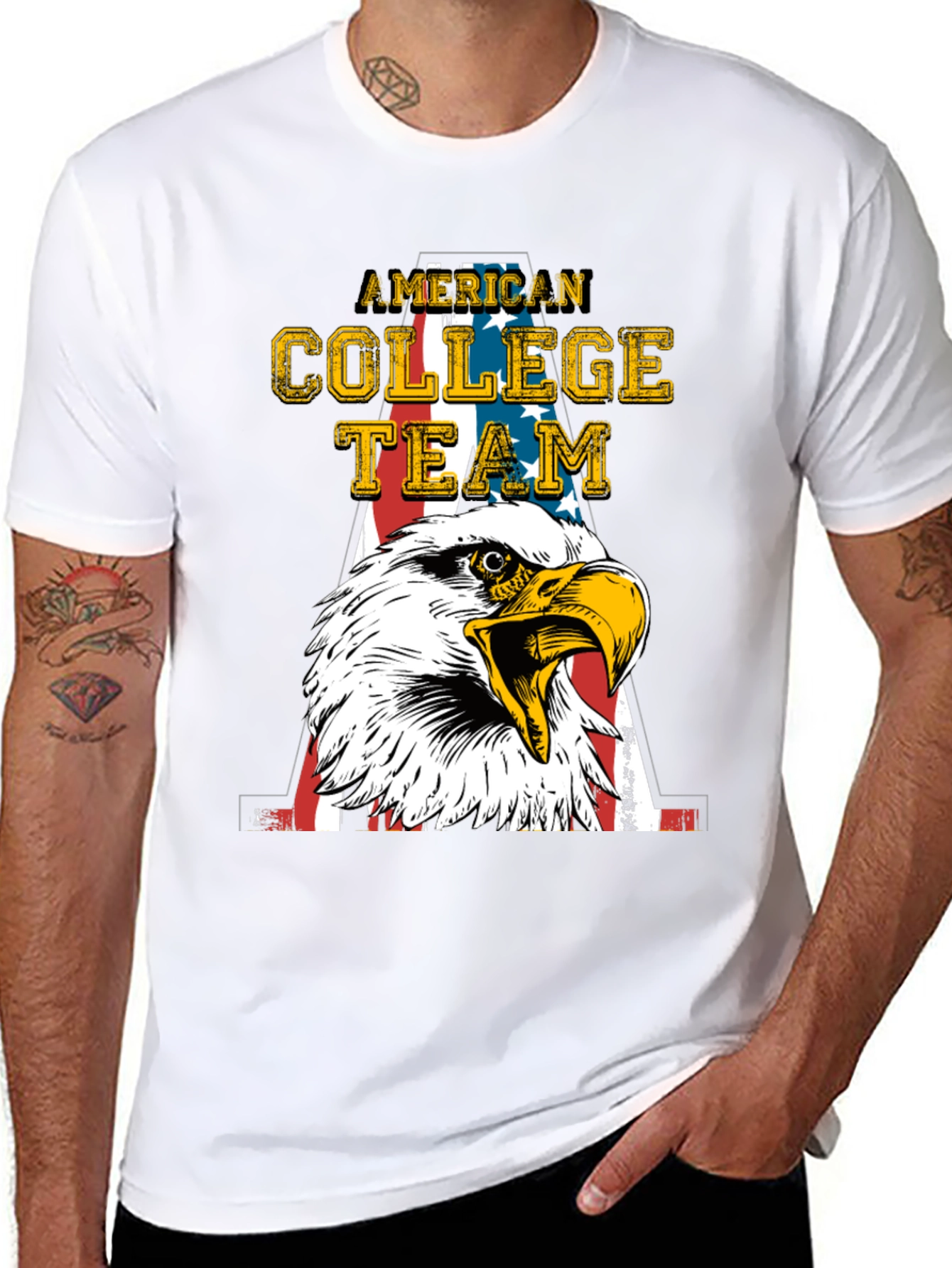 American College Team Eagle Graphic T-Shirt