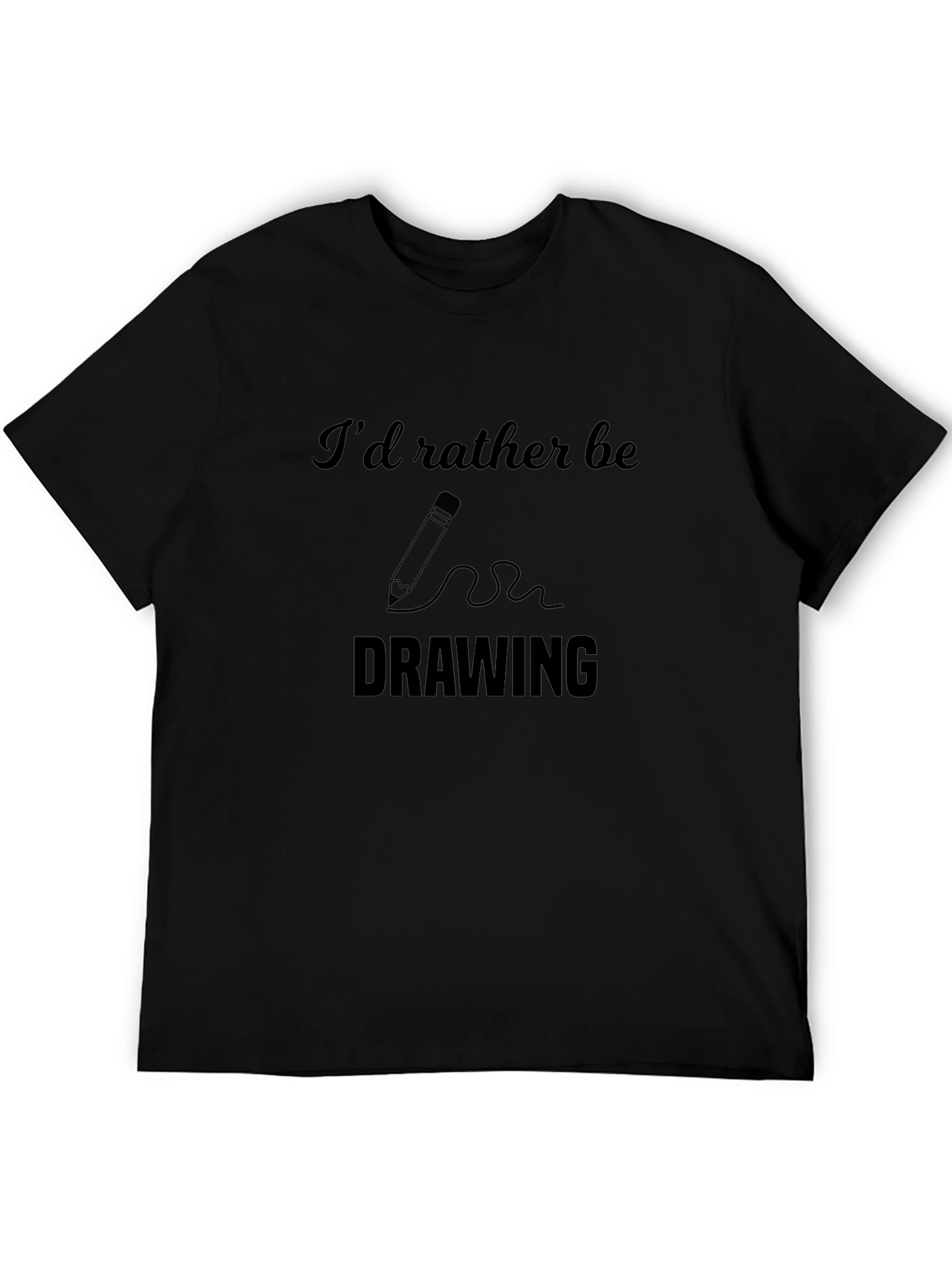 Id Rather Be Drawing Graphic T-Shirt