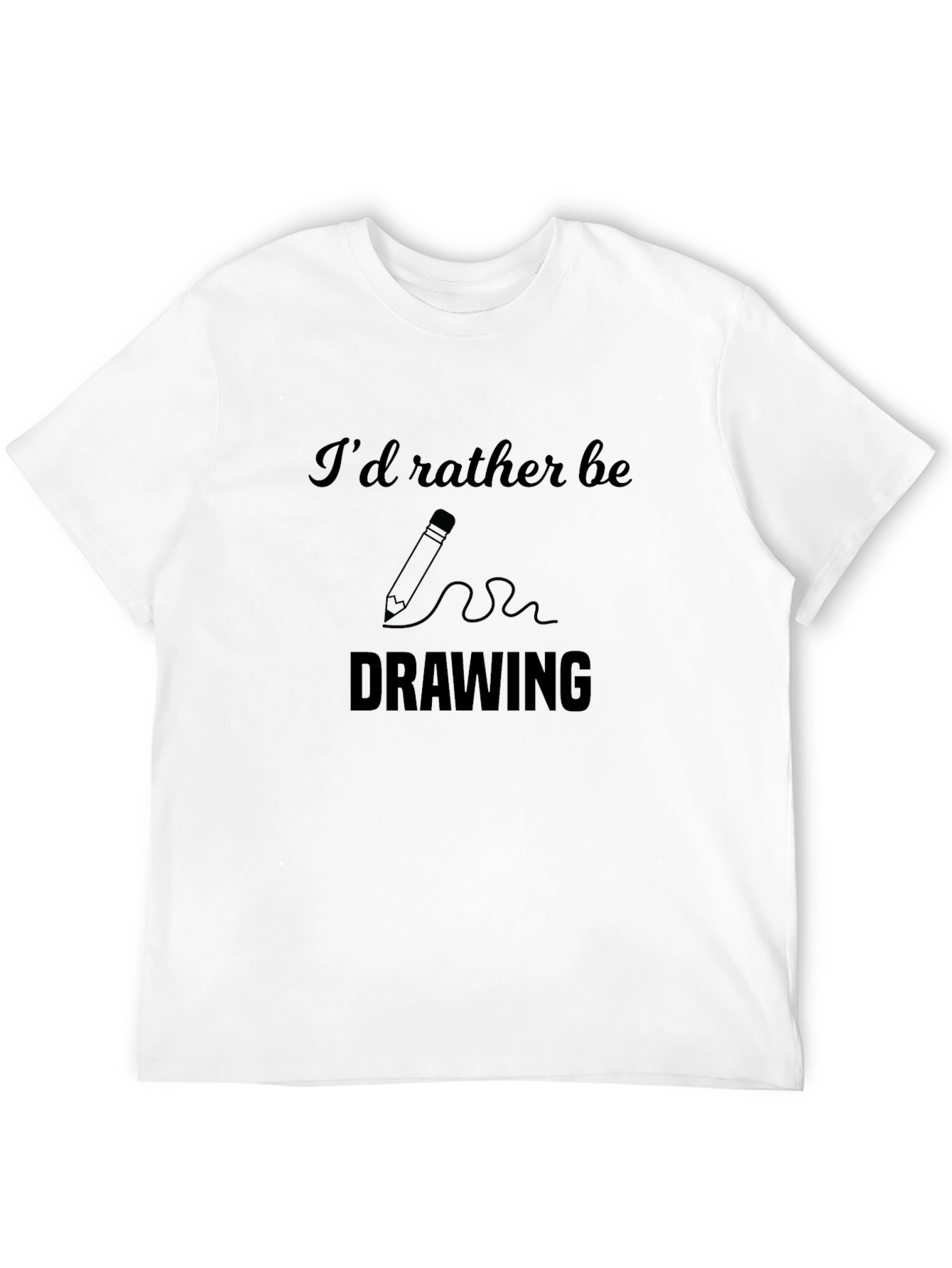 Id Rather Be Drawing Graphic T-Shirt
