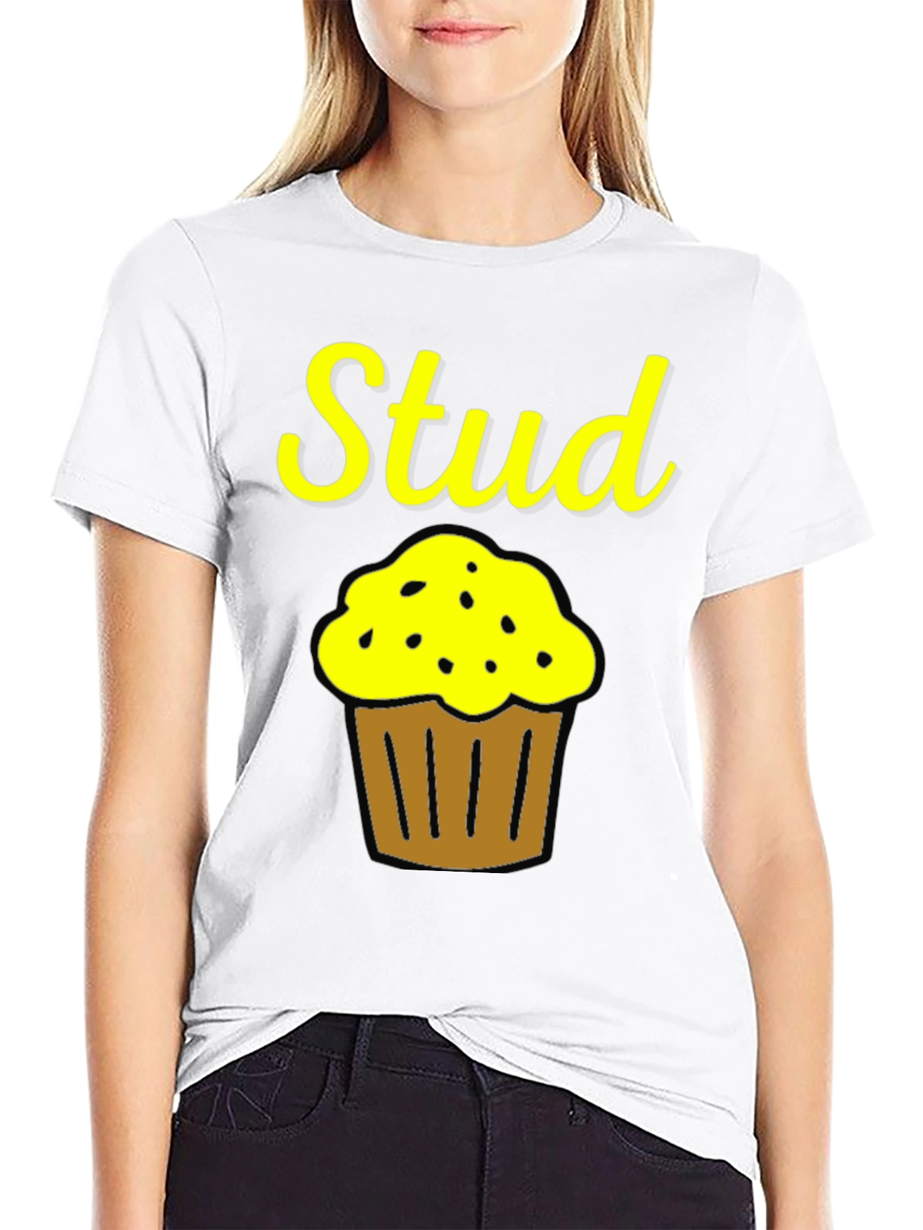 Stud Muffin Funny Graphic T-Shirt