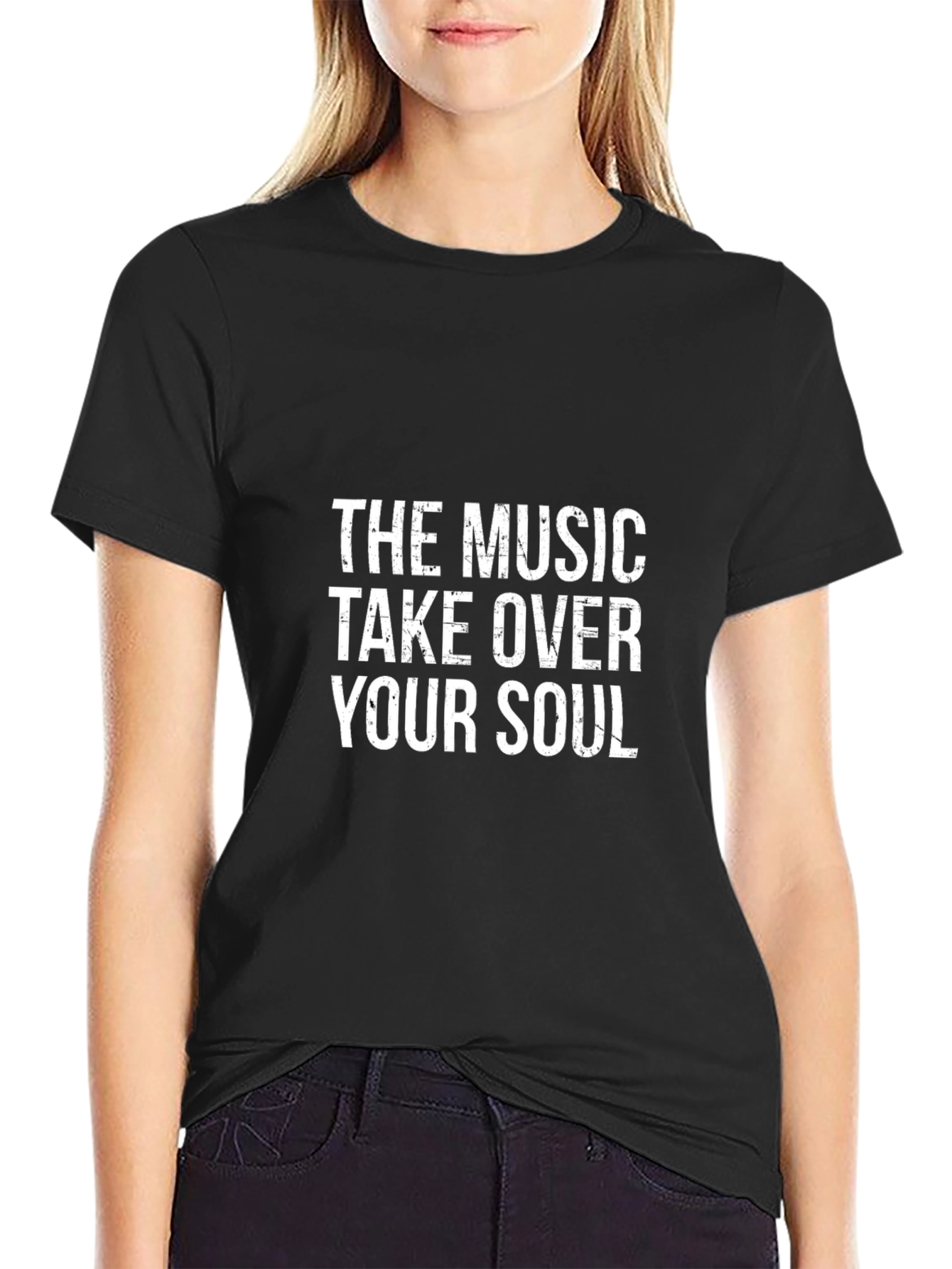 Music Take Over Soul Black T-Shirt