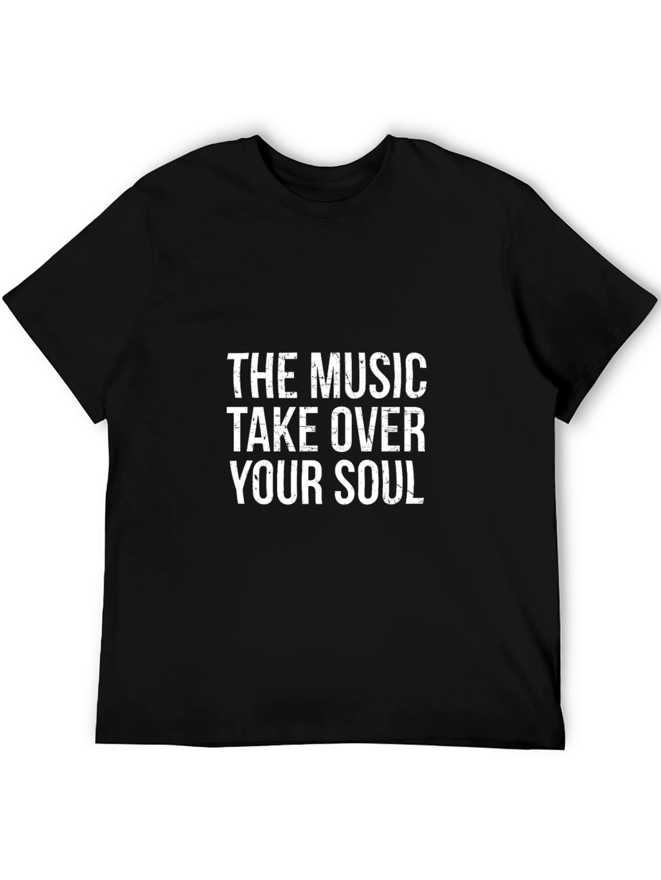Music Take Over Soul Black T-Shirt