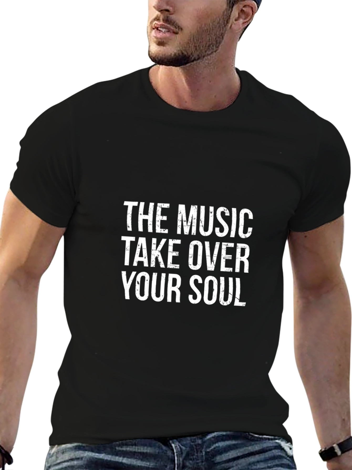 Music Take Over Soul Black T-Shirt