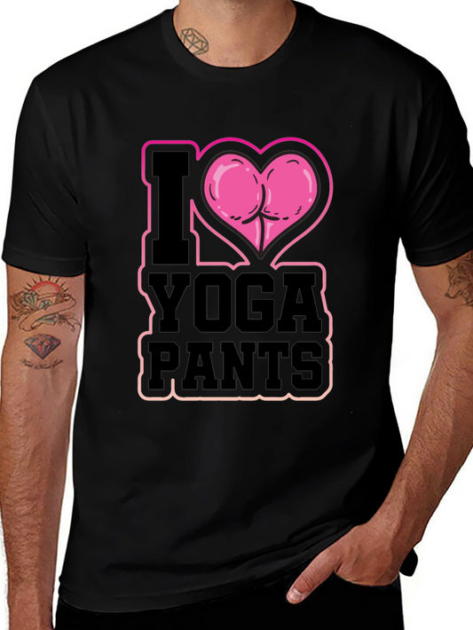 I Heart Yoga Pants T-Shirt - Funny Design