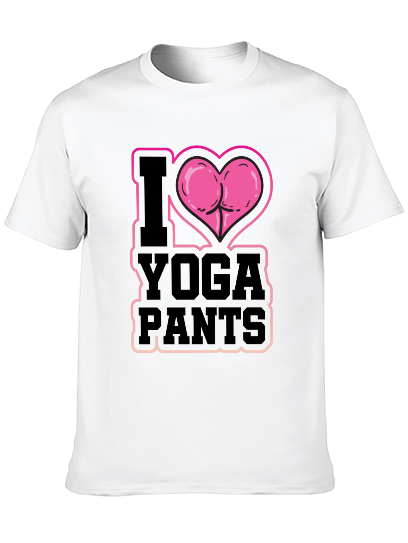I Heart Yoga Pants T-Shirt - Funny Design