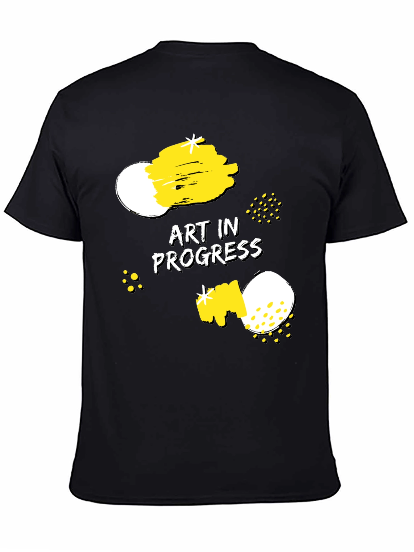 Art in Progress Graphic Tee - Modern Artistic Design