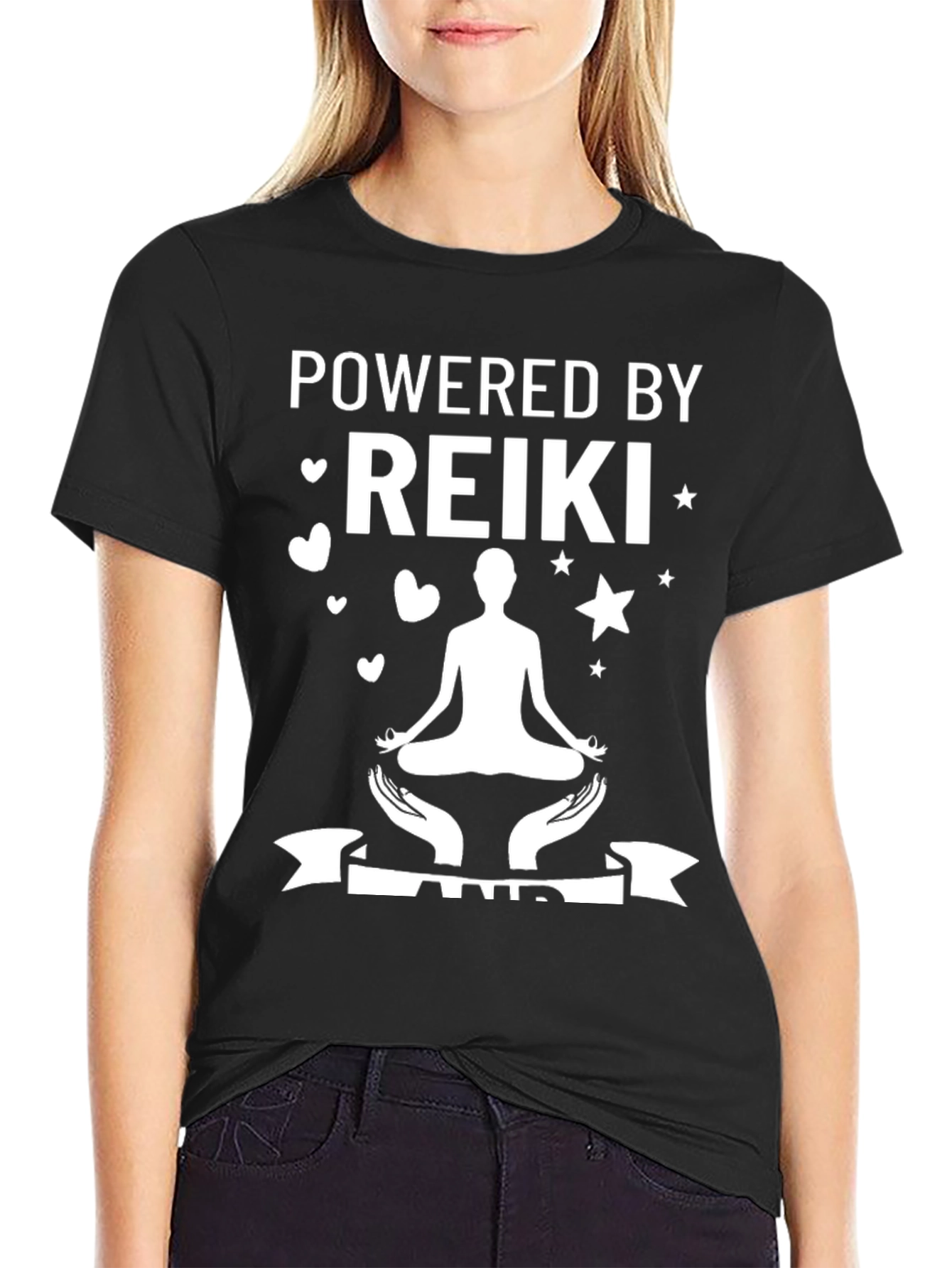 Powered by Reiki Graphic T-Shirt