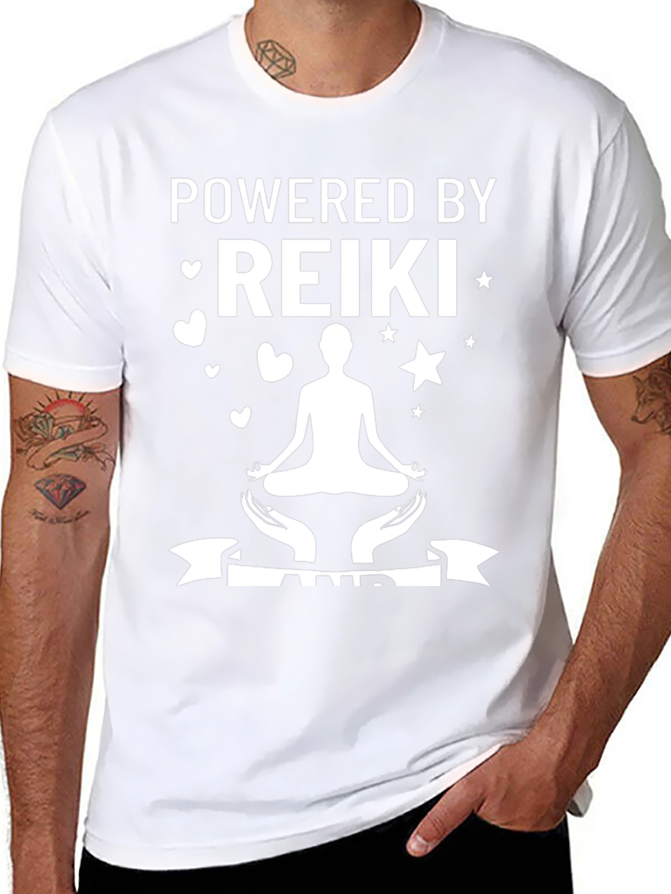 Powered by Reiki Graphic T-Shirt