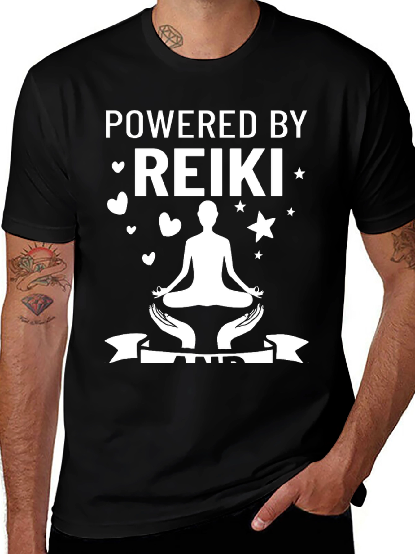 Powered by Reiki Graphic T-Shirt