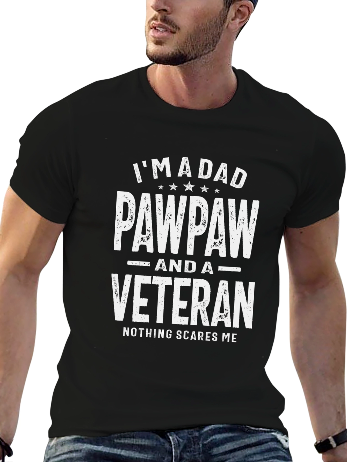 Im a Dad Pawpaw and a Veteran T-Shirt