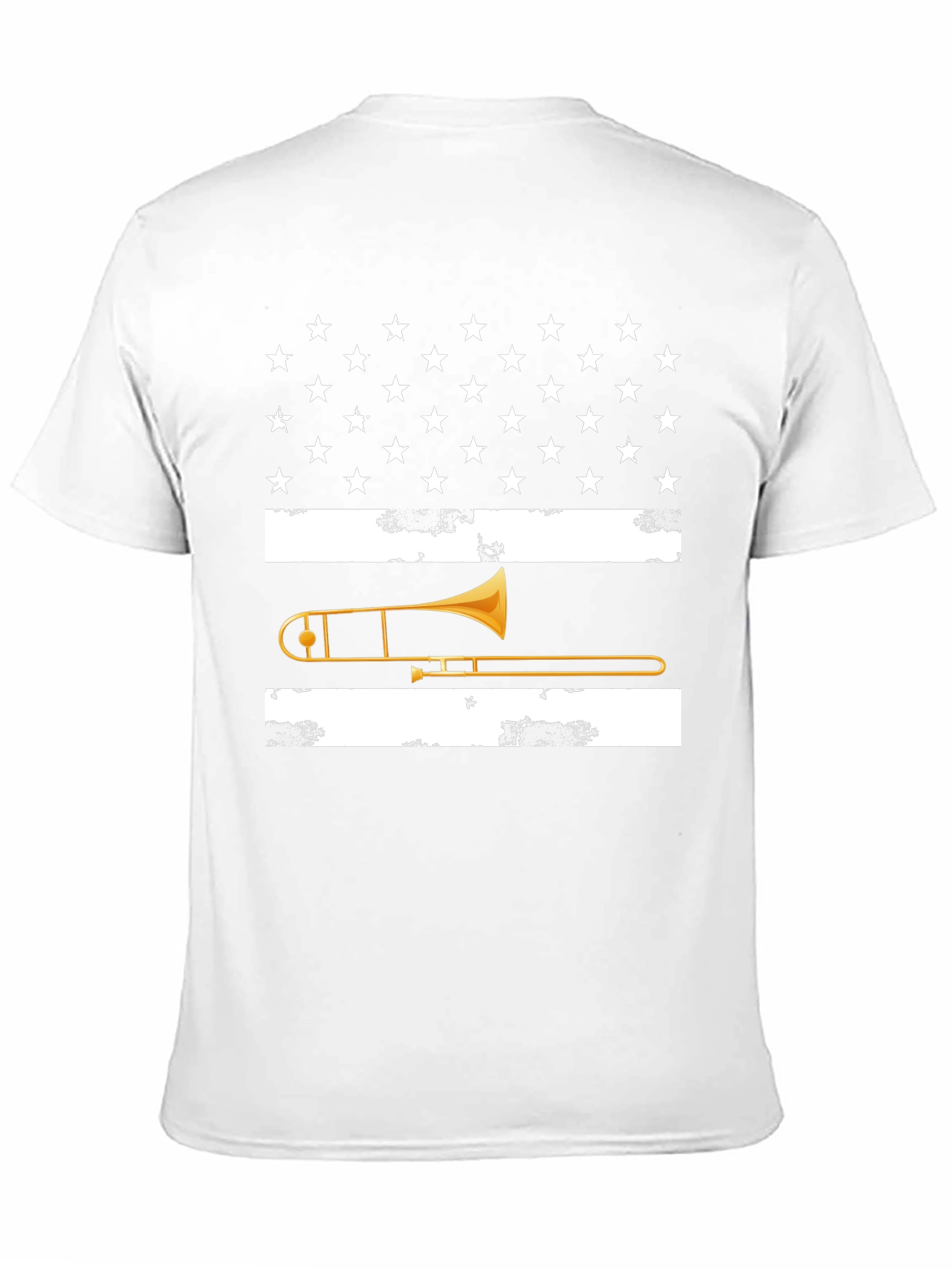 Trombone USA Flag Graphic Tee - Black