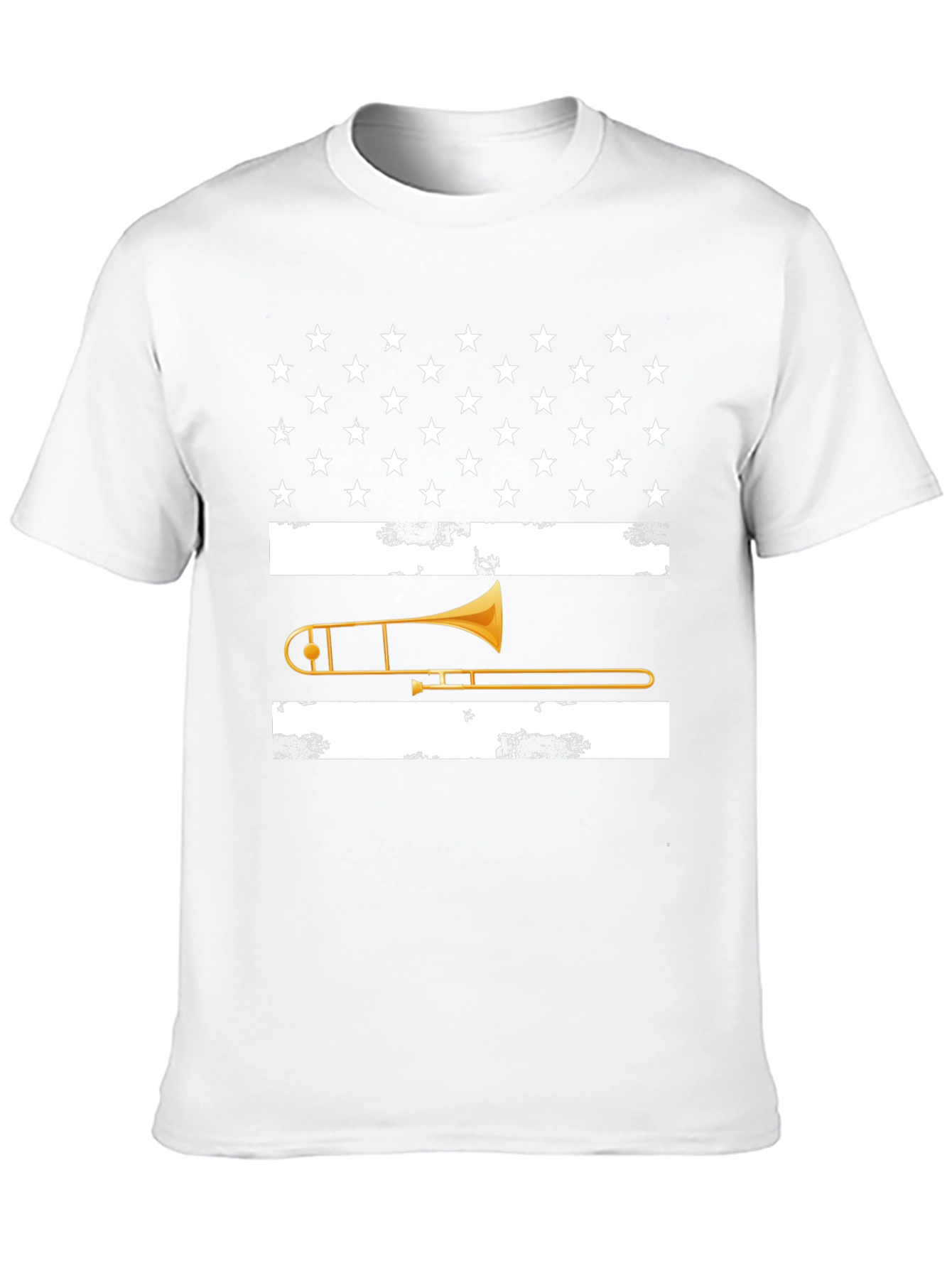 Trombone USA Flag Graphic Tee - Black