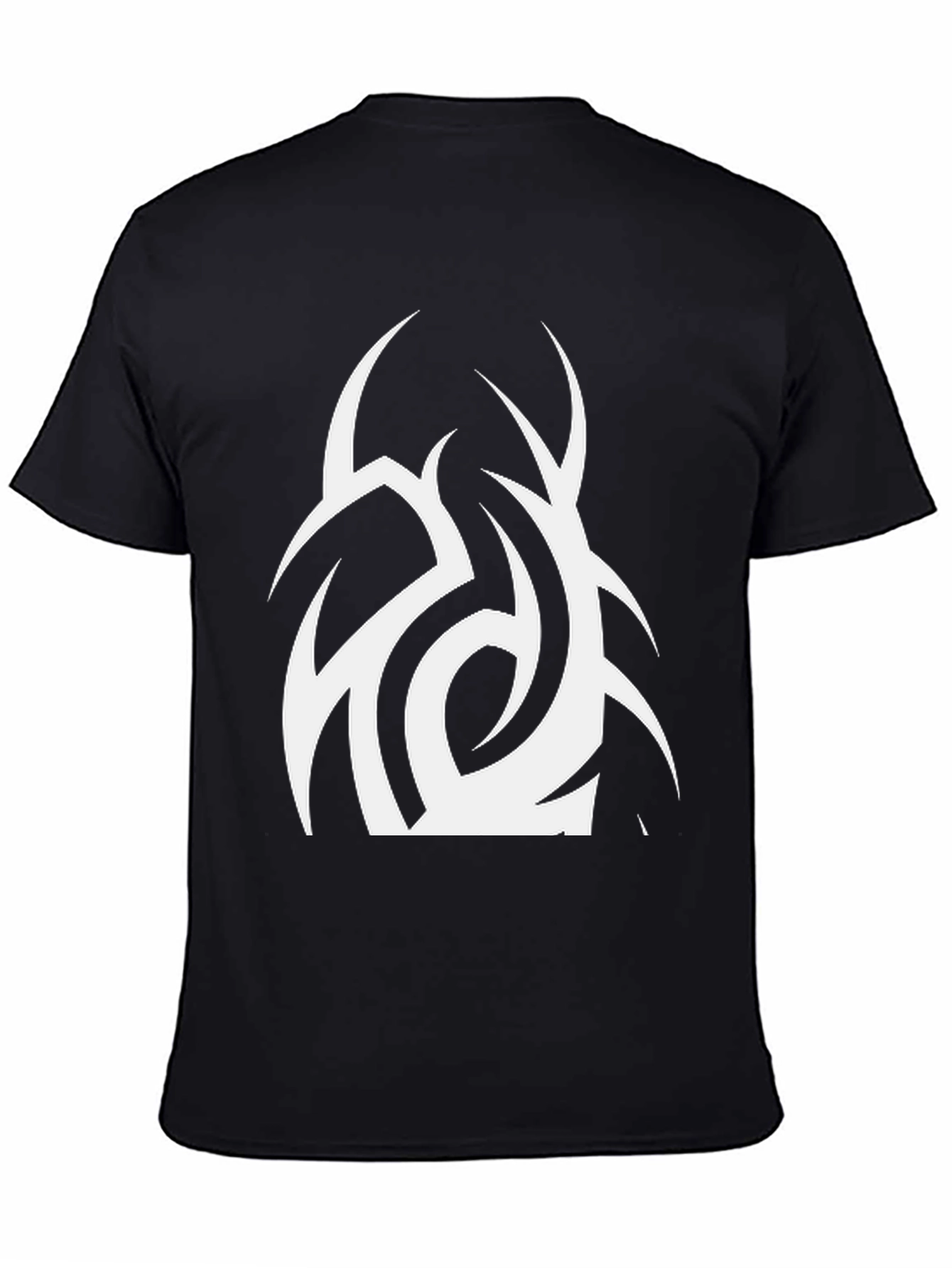 Abstract Graphic Black T-Shirt