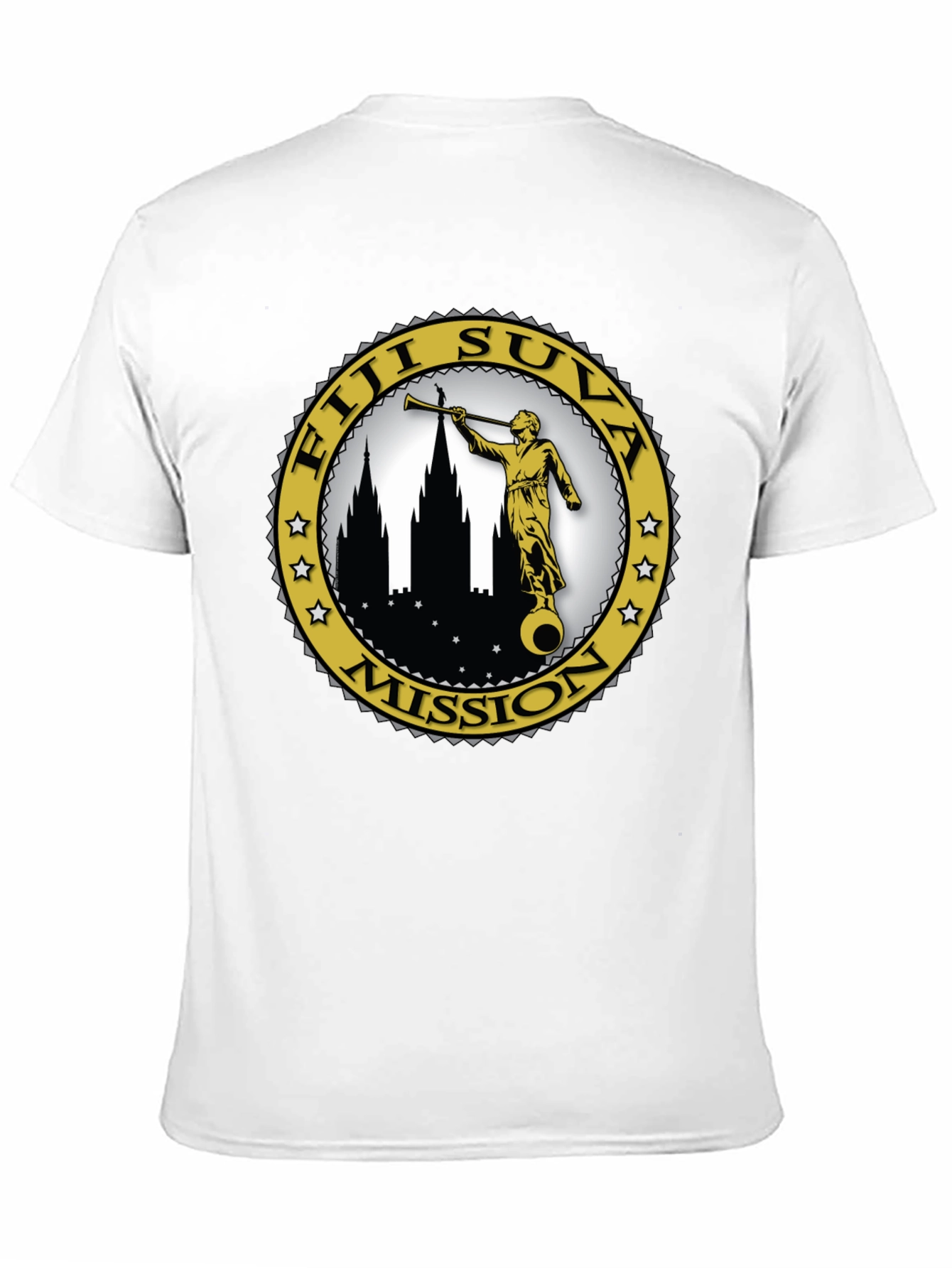 Fiji Suva Mission T-Shirt - Black Graphic Tee