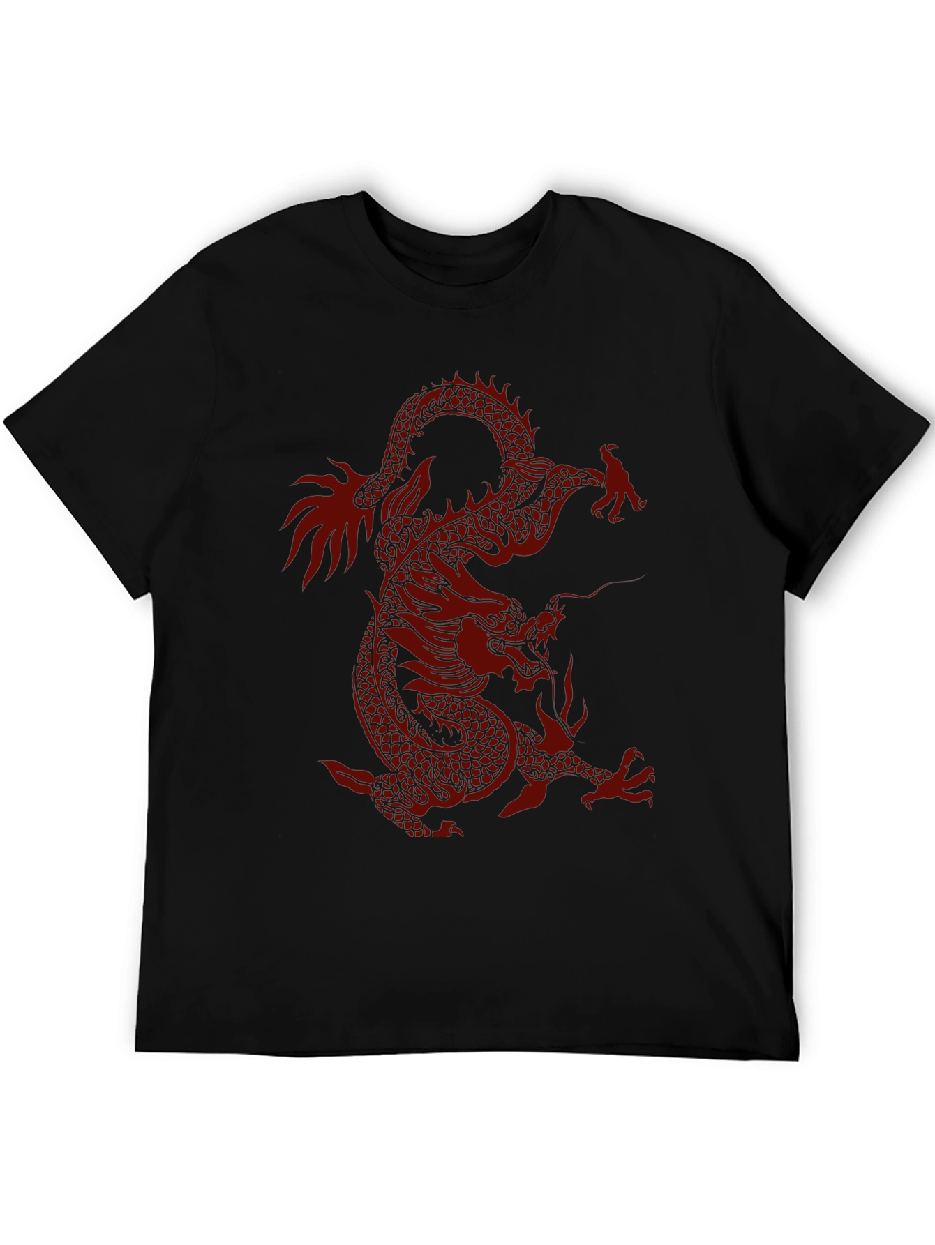 Dragon Graphic Tee - Mens Black T-Shirt