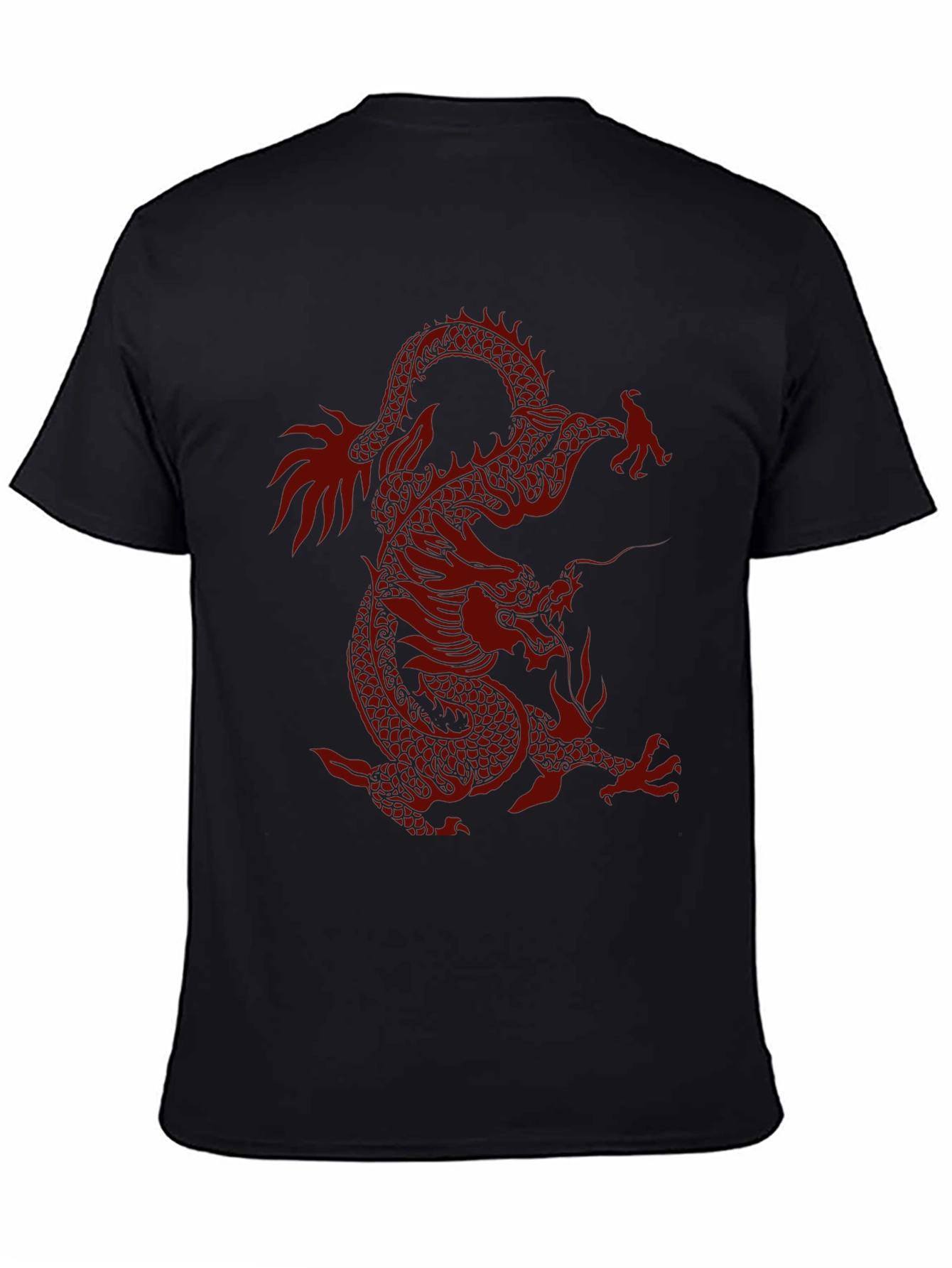 Dragon Graphic Tee - Mens Black T-Shirt