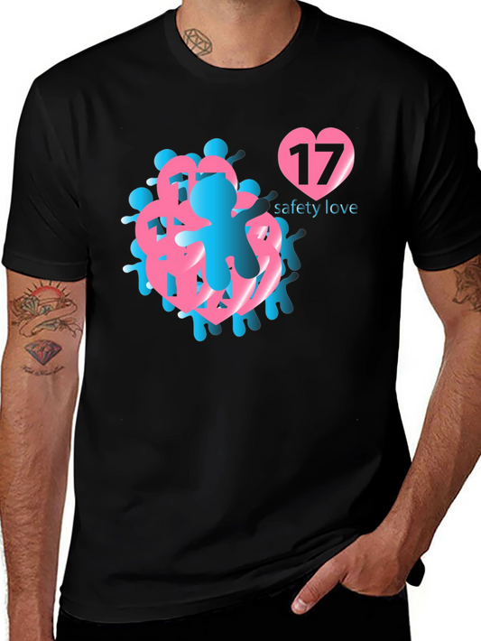 Safety Love Graphic T-Shirt - Stylish Comfort