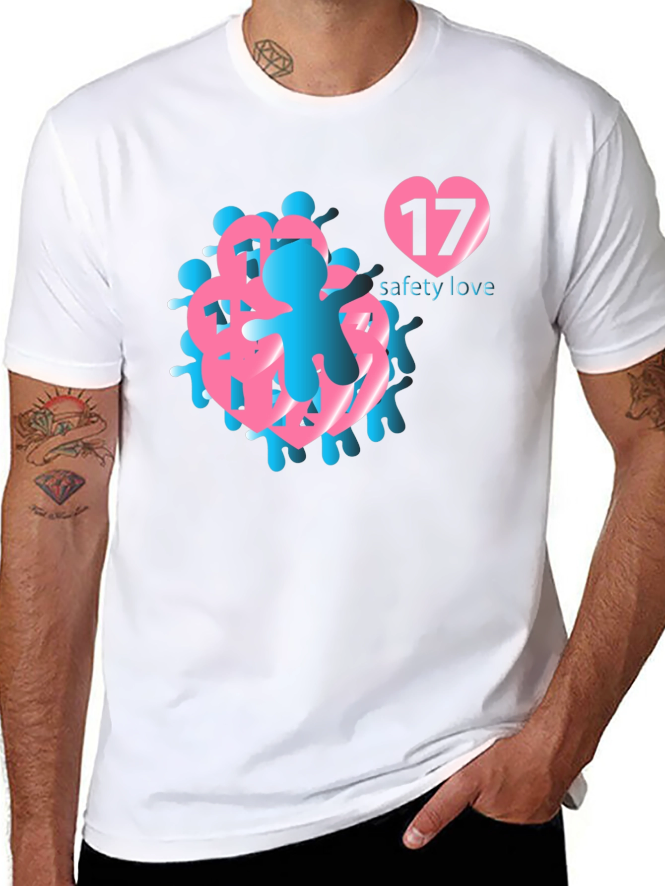 Safety Love Graphic T-Shirt - Stylish Comfort