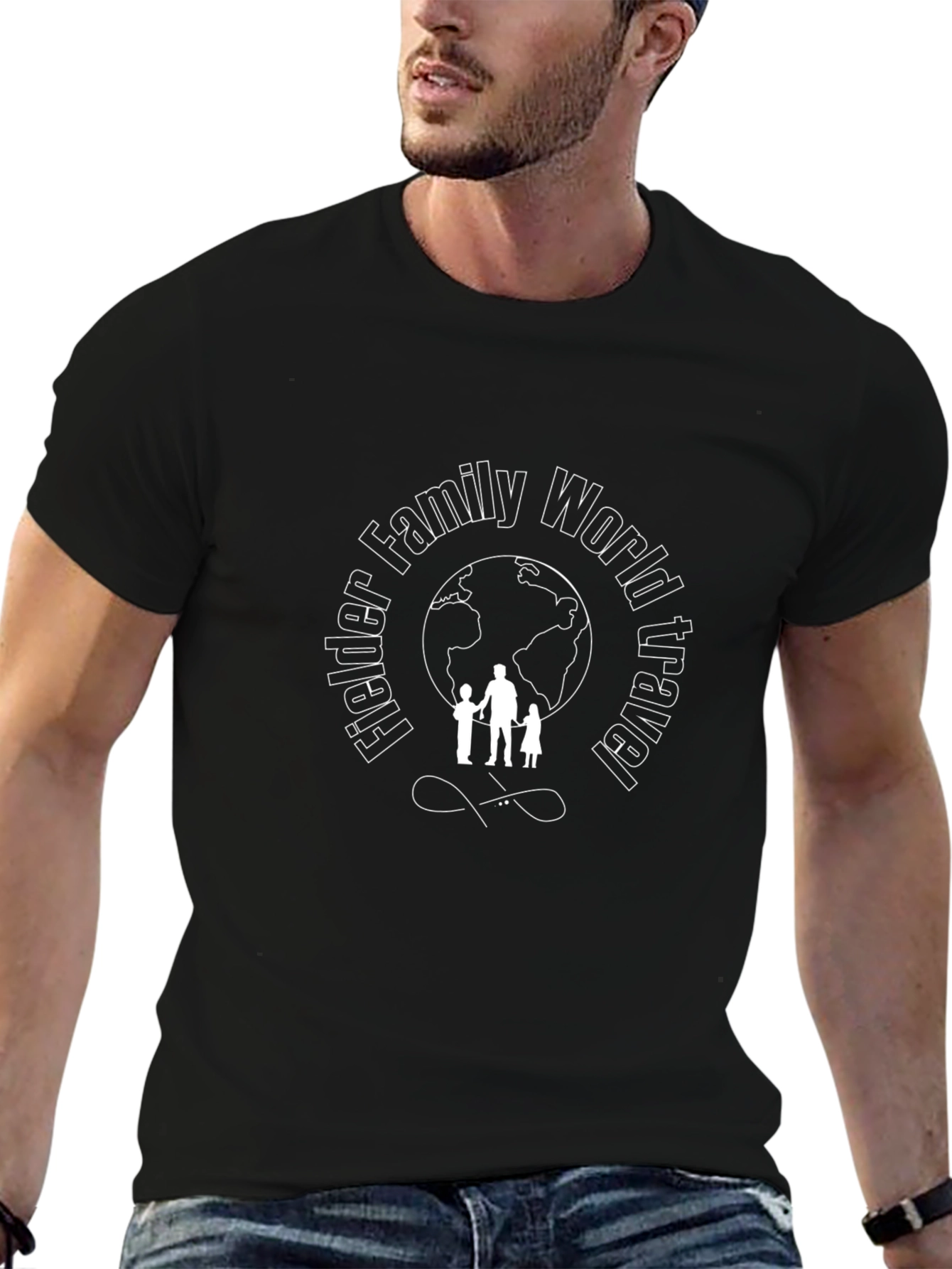 Family World Travel T-Shirt - Globe Graphic Tee