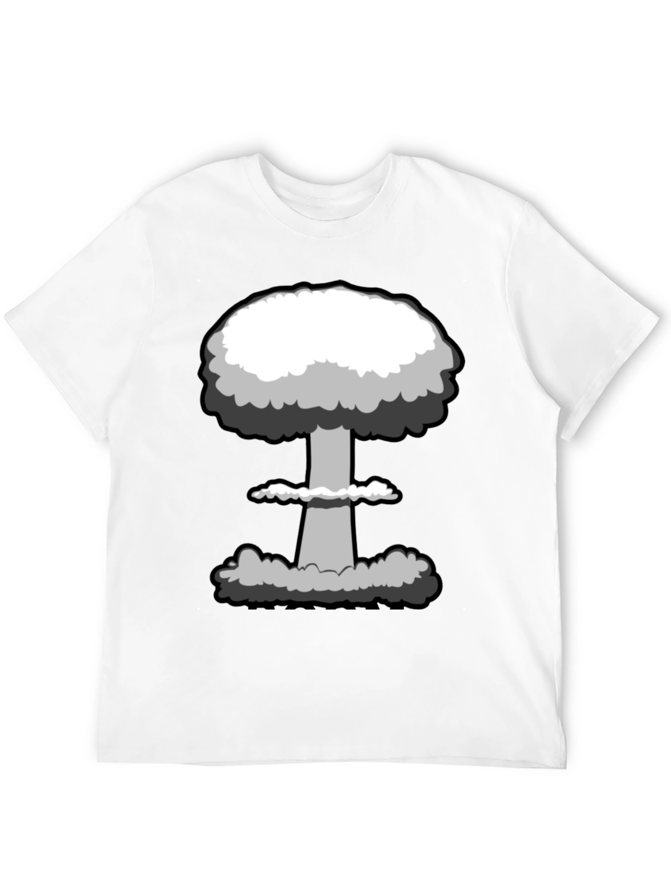 Mushroom Cloud Graphic Tee - Atomic Style Shirt