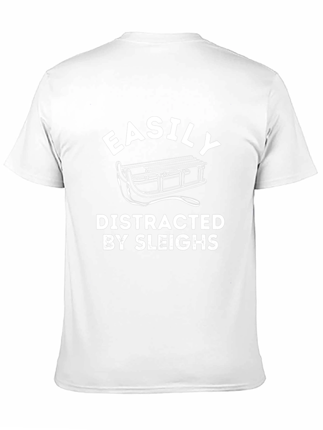 Easily Distracted by Sleighs Graphic Tee