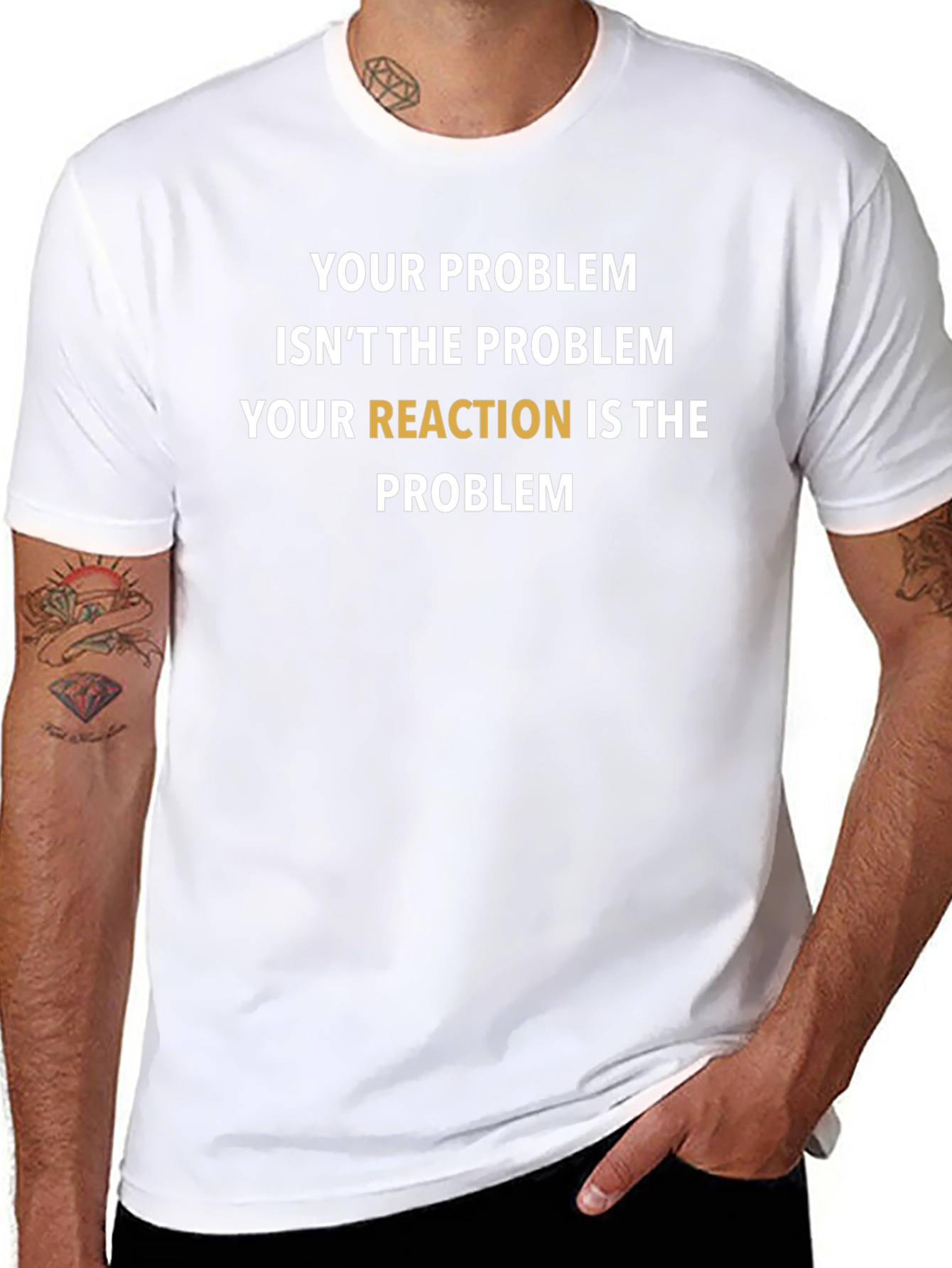 Reaction Problem Tee - Black T-Shirt