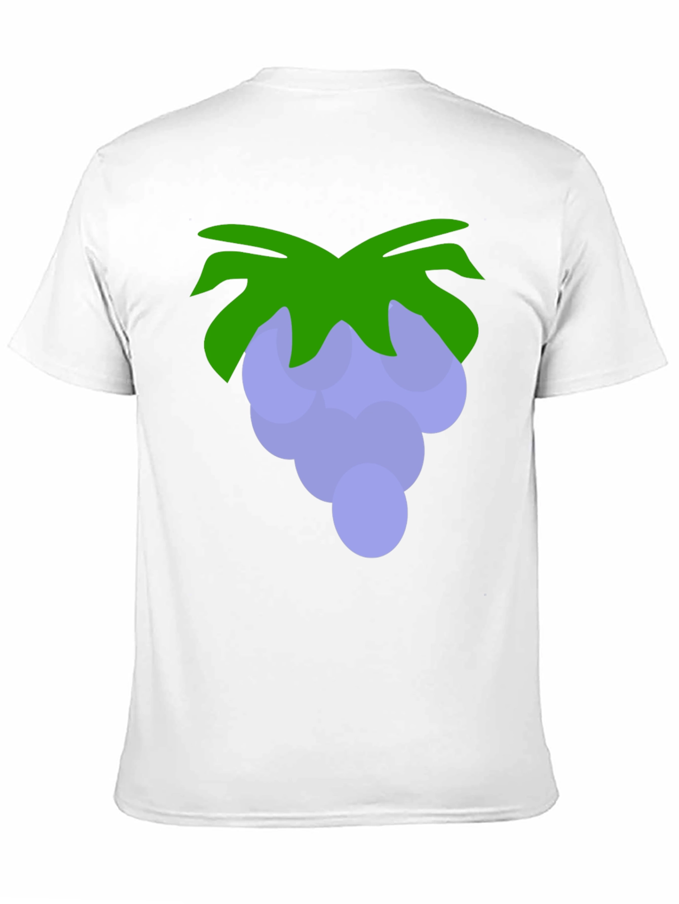 Grape Graphic Print T-Shirt - Black Cotton Tee