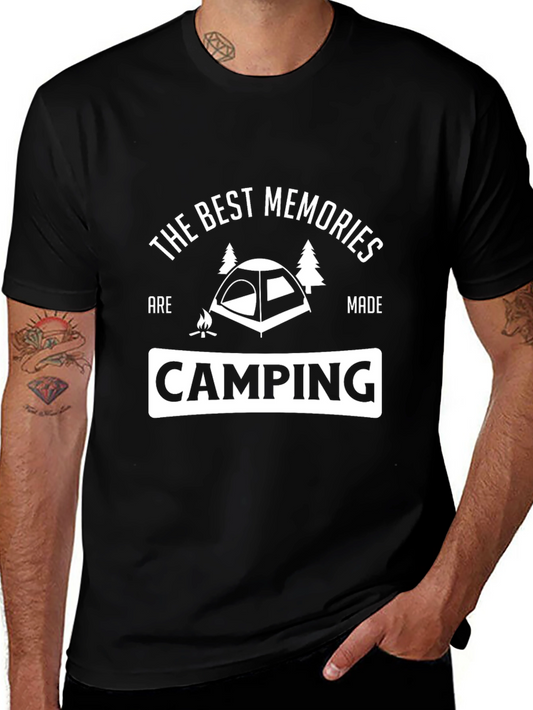Camping Memories T-Shirt - Black