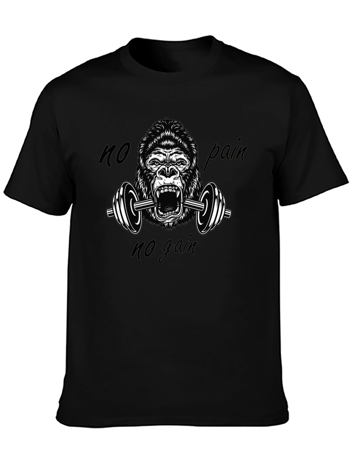 No Pain No Gain Gorilla Gym T-Shirt
