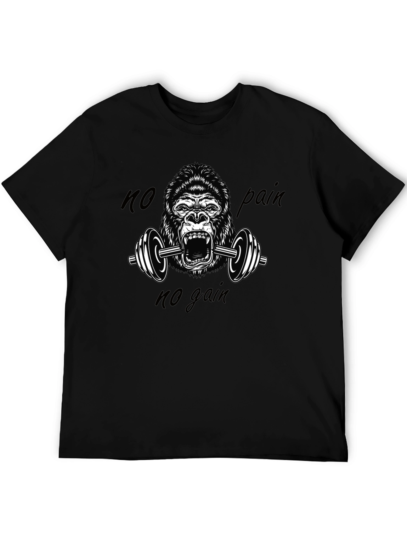 No Pain No Gain Gorilla Gym T-Shirt